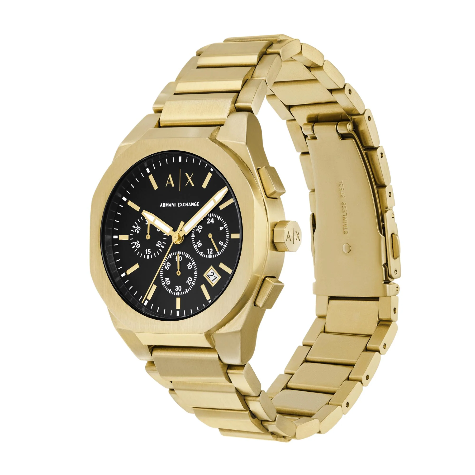 Armani Exchange Chronograph Black Dial Stainless Steel Men’s Watch AX4180 - Image 9