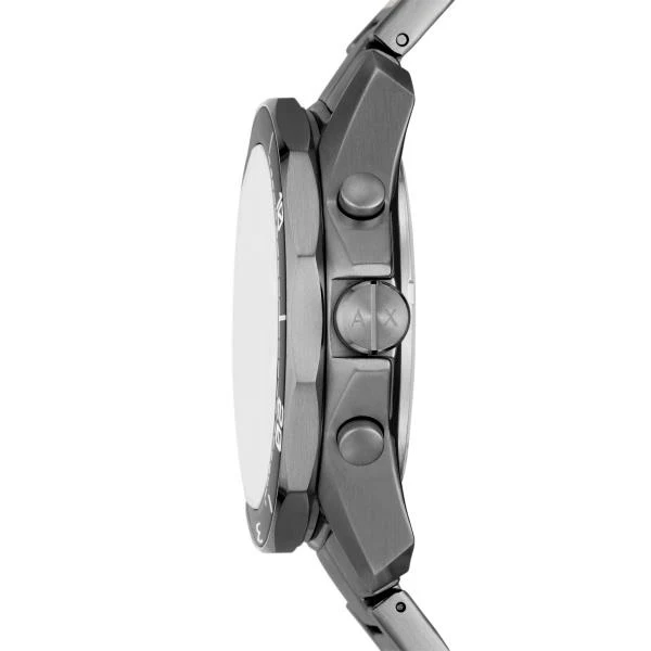 Armani Exchange Chronograph Quartz Black Dial Steel Strap Men’s Watch AX1959 - Image 3