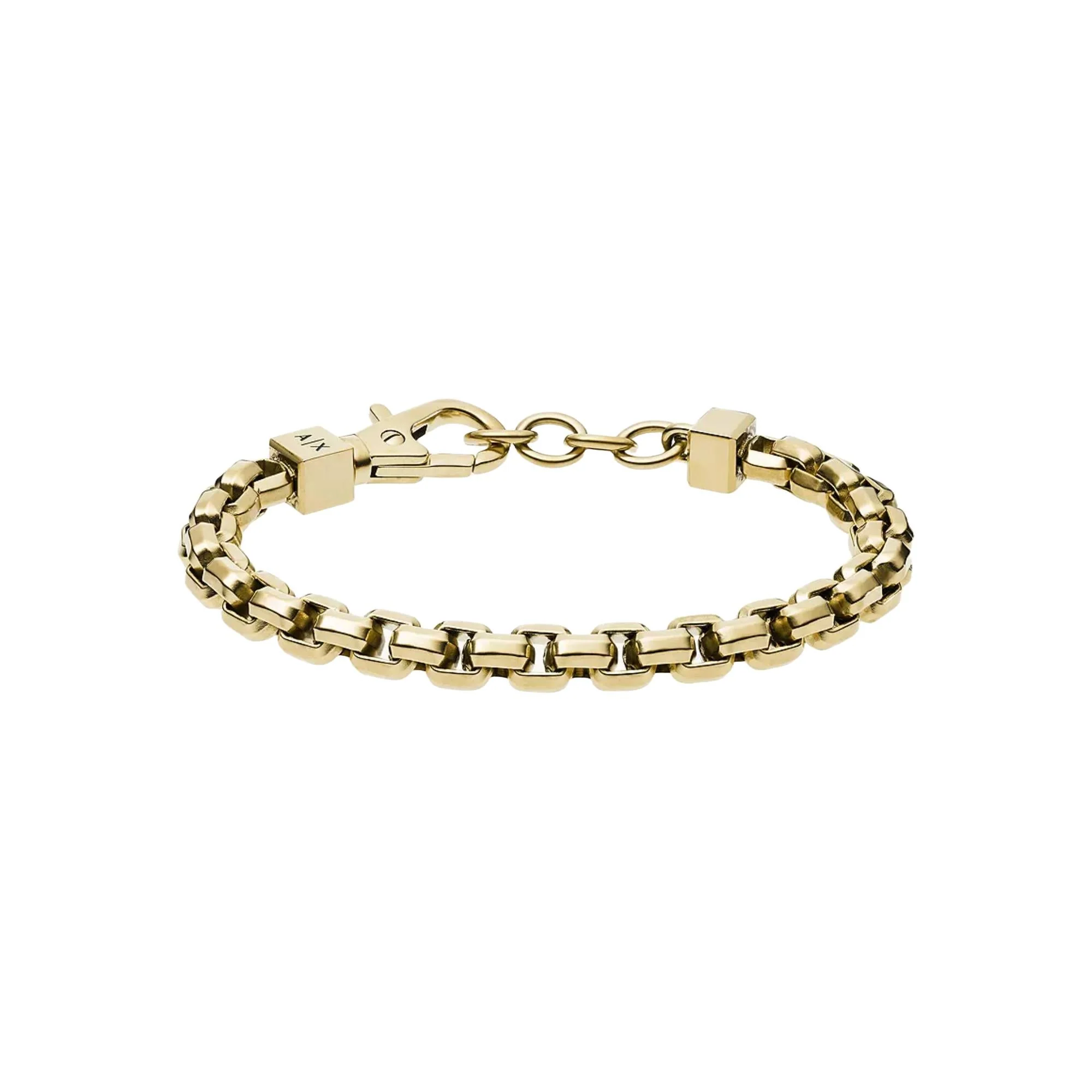 Armani Exchange Gold-Tone Stainless Steel Chain Bracelet AXG0046710 - Image 7