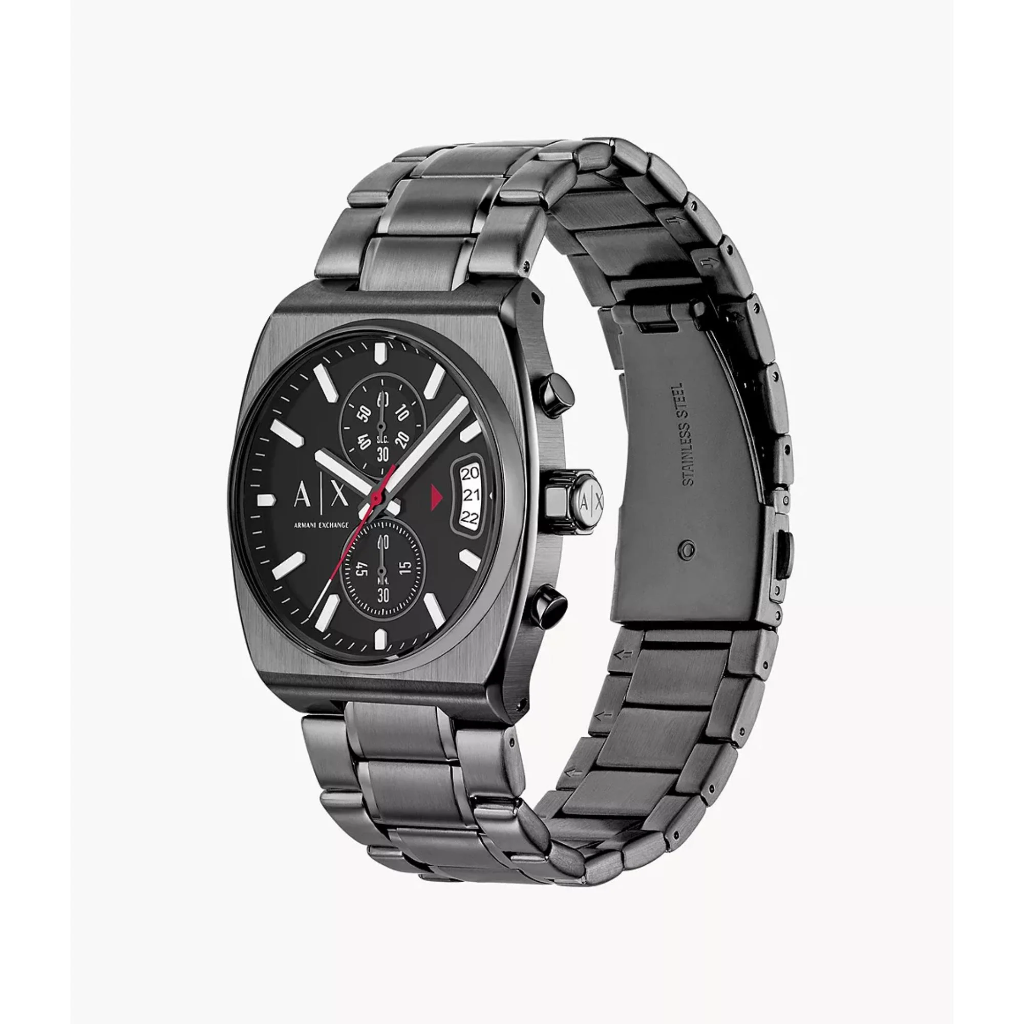 Armani Exchange Oliver Chronograph Quartz Black Dial Steel Strap Men's Watch AX2823 - Image 2