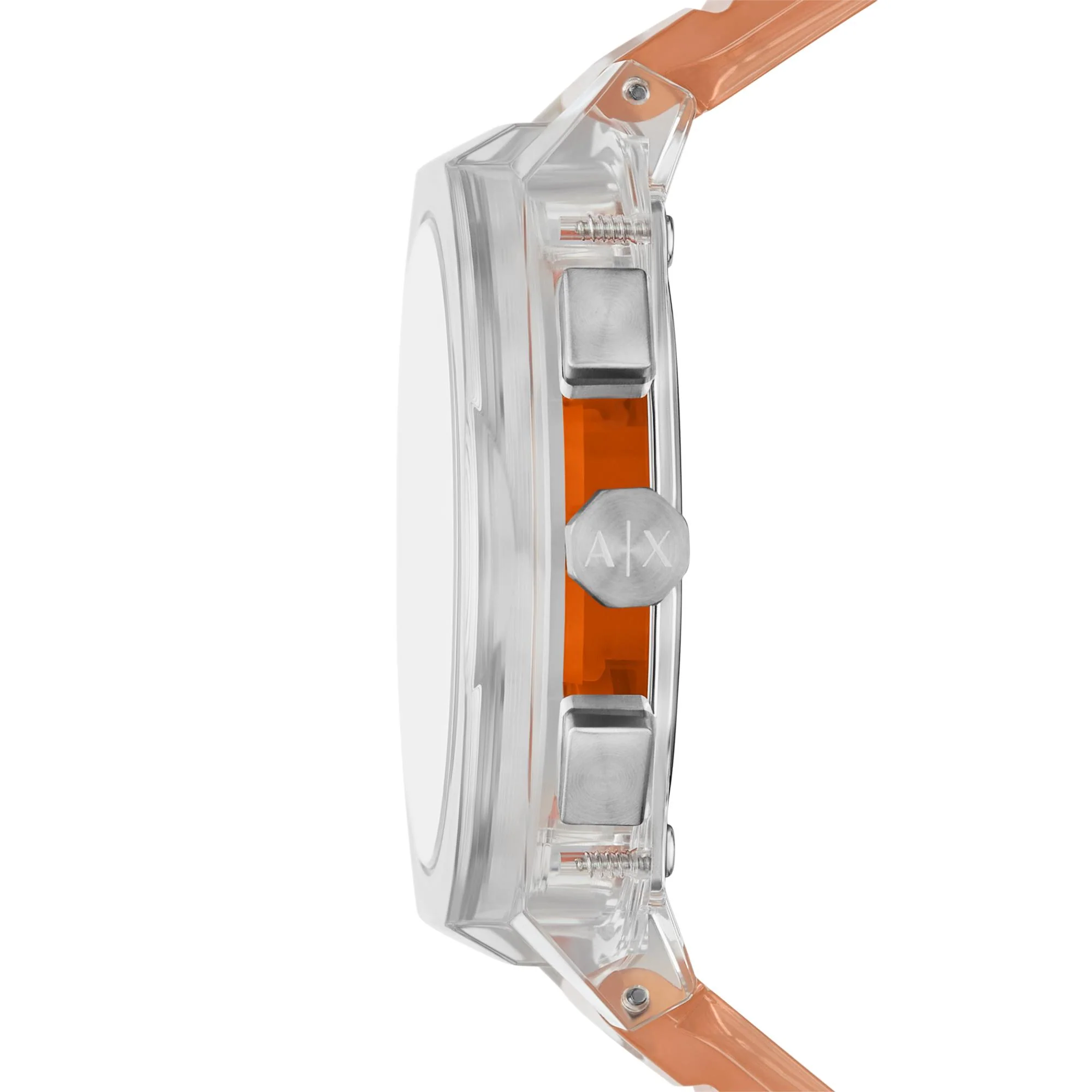 Armani Exchange Rafael Chronograph Grey Dial Thermoplastic Polyurethane Strap Men's Watch AX4164 - Image 11