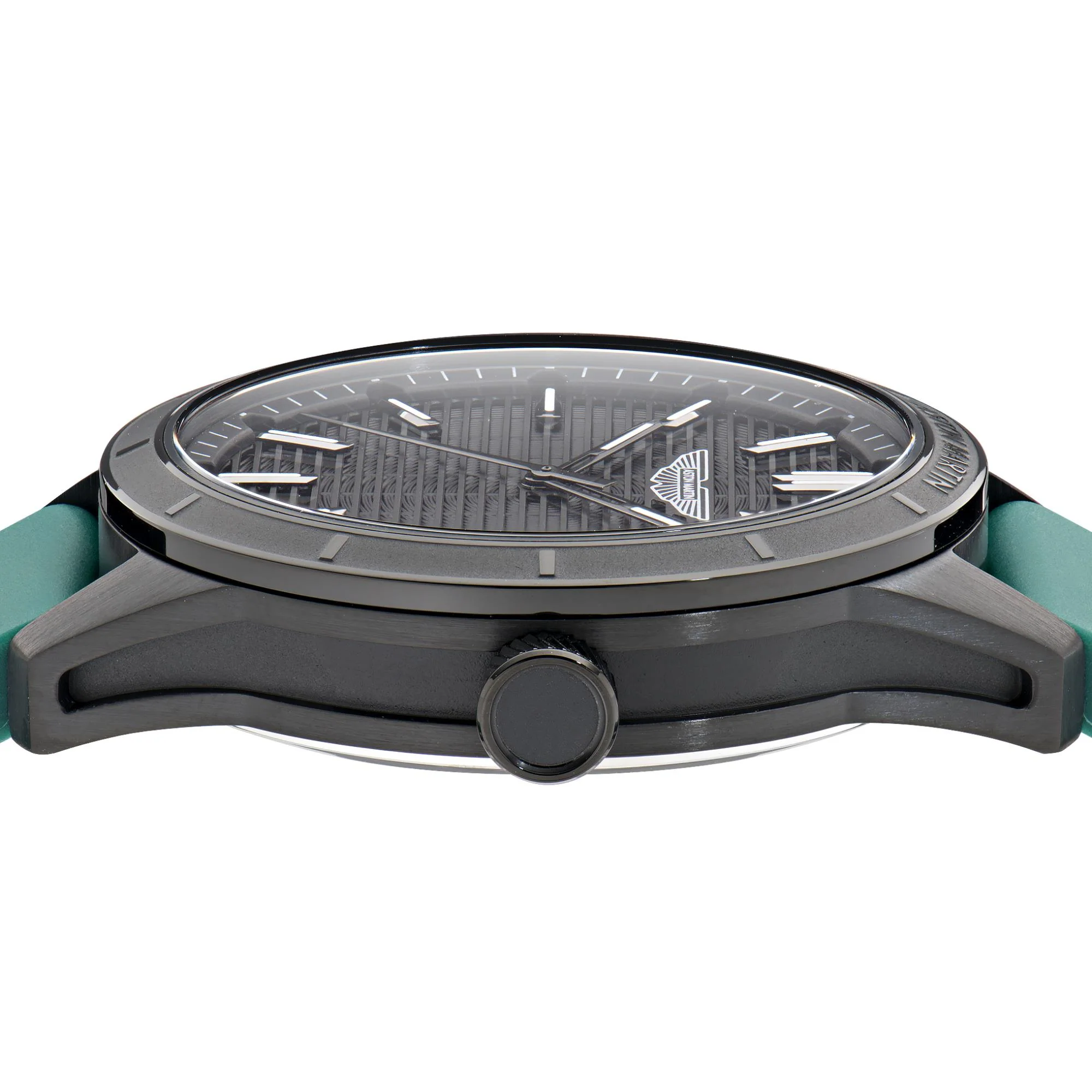 Aston Martin Quartz Black Dial Podium Green Silicone Strap Men's Watch MTIH1F502 - Image 5