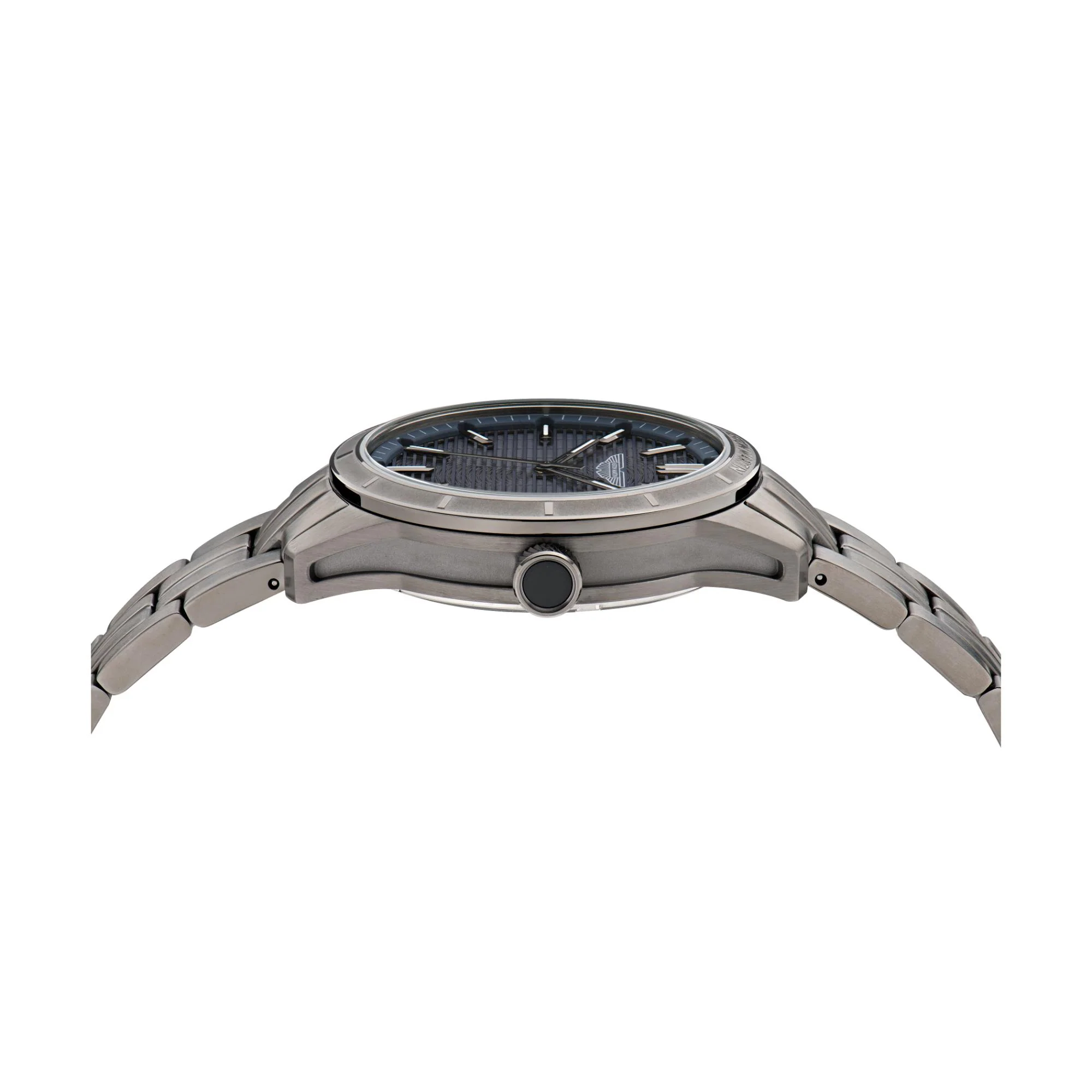 Aston Martin Quartz Blue Dial Gun RSST Bracelet Men's Watch MTIH1F504 - Image 4