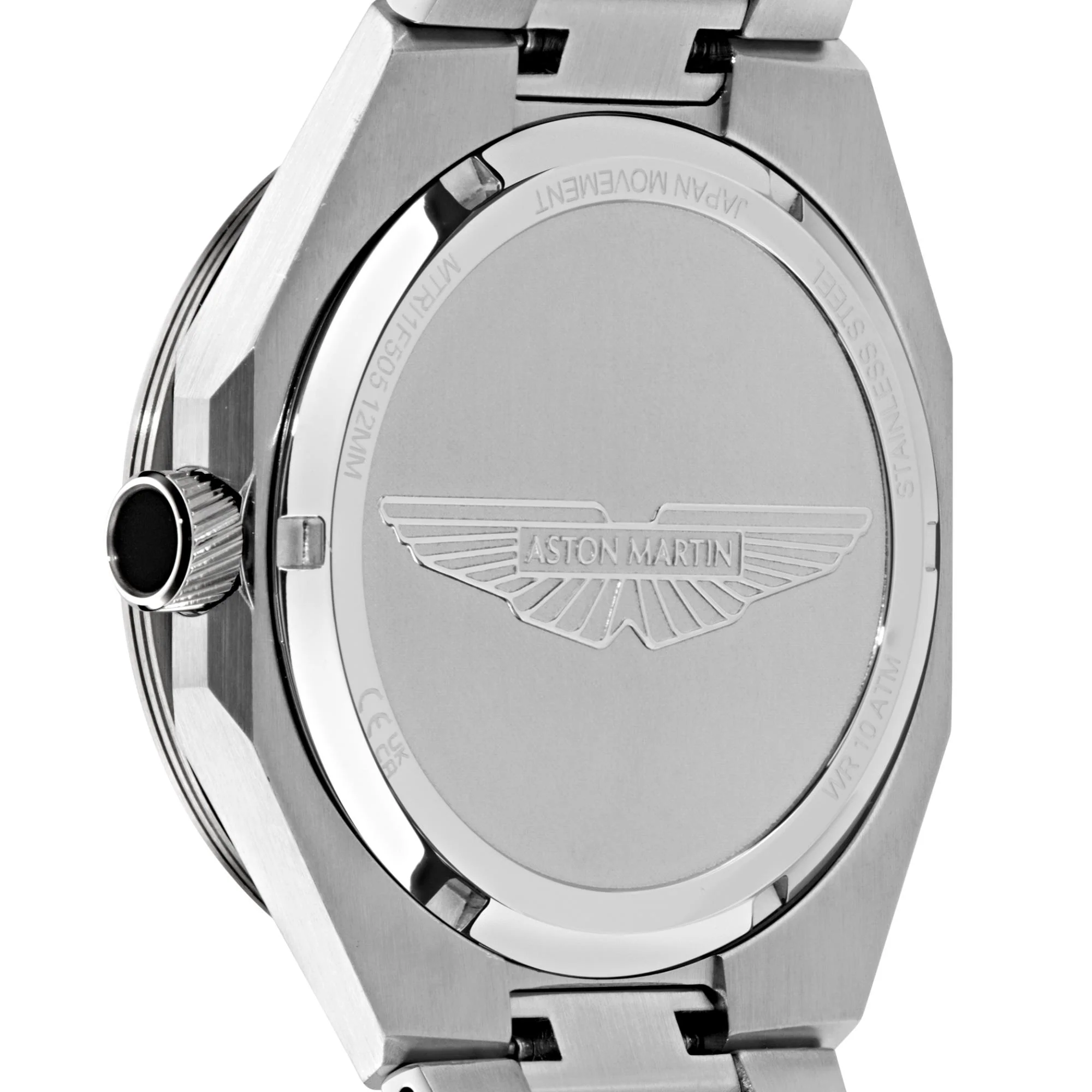 Aston Martin Quartz Chronograph Black Dial RSST Bracelet Unisex Watch MTRI1F505 - Image 8