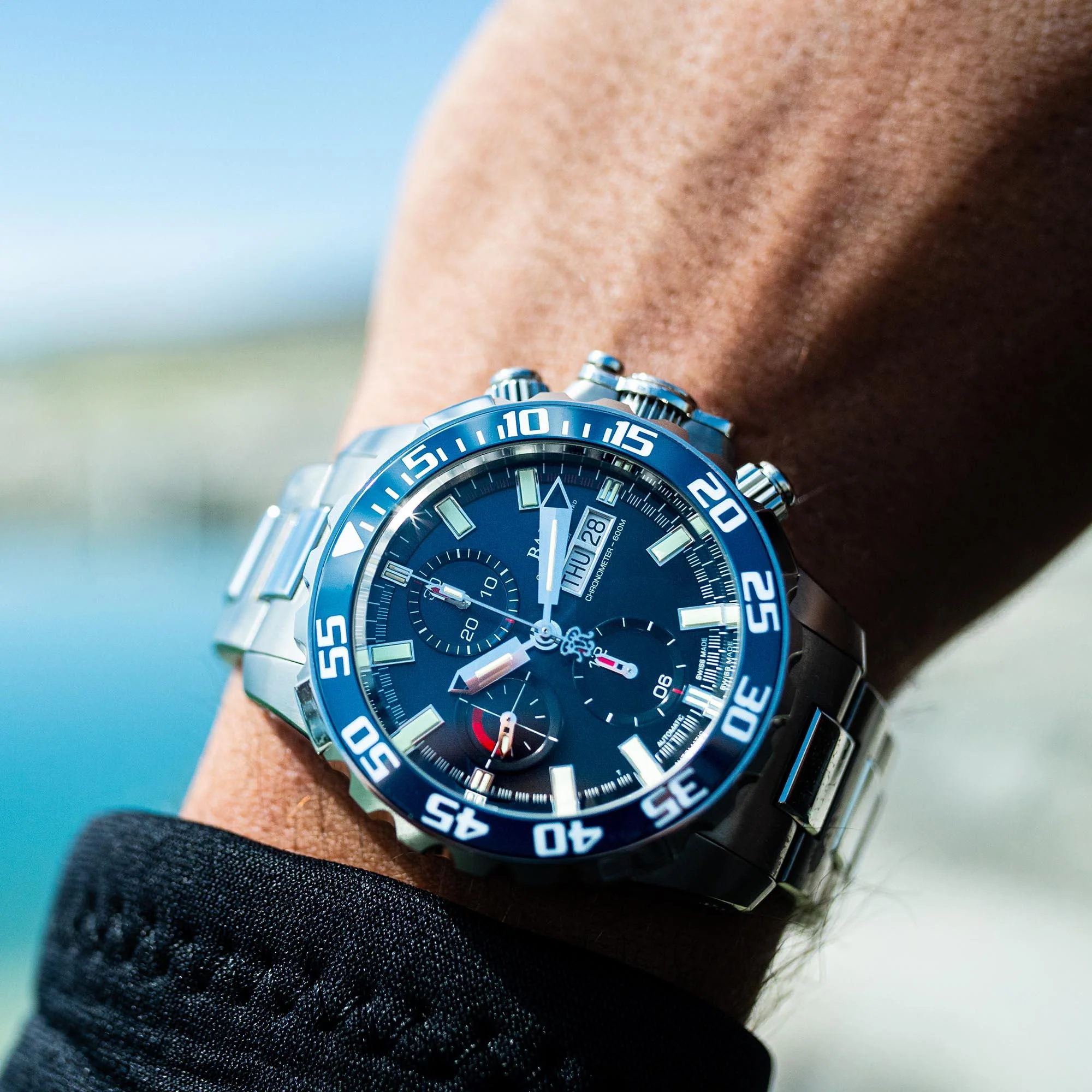 BALL Engineer Hydrocarbon Nedu Automatic Blue Dial Steel Strap Men's Watch DC3226A-S3C-BE - Image 6
