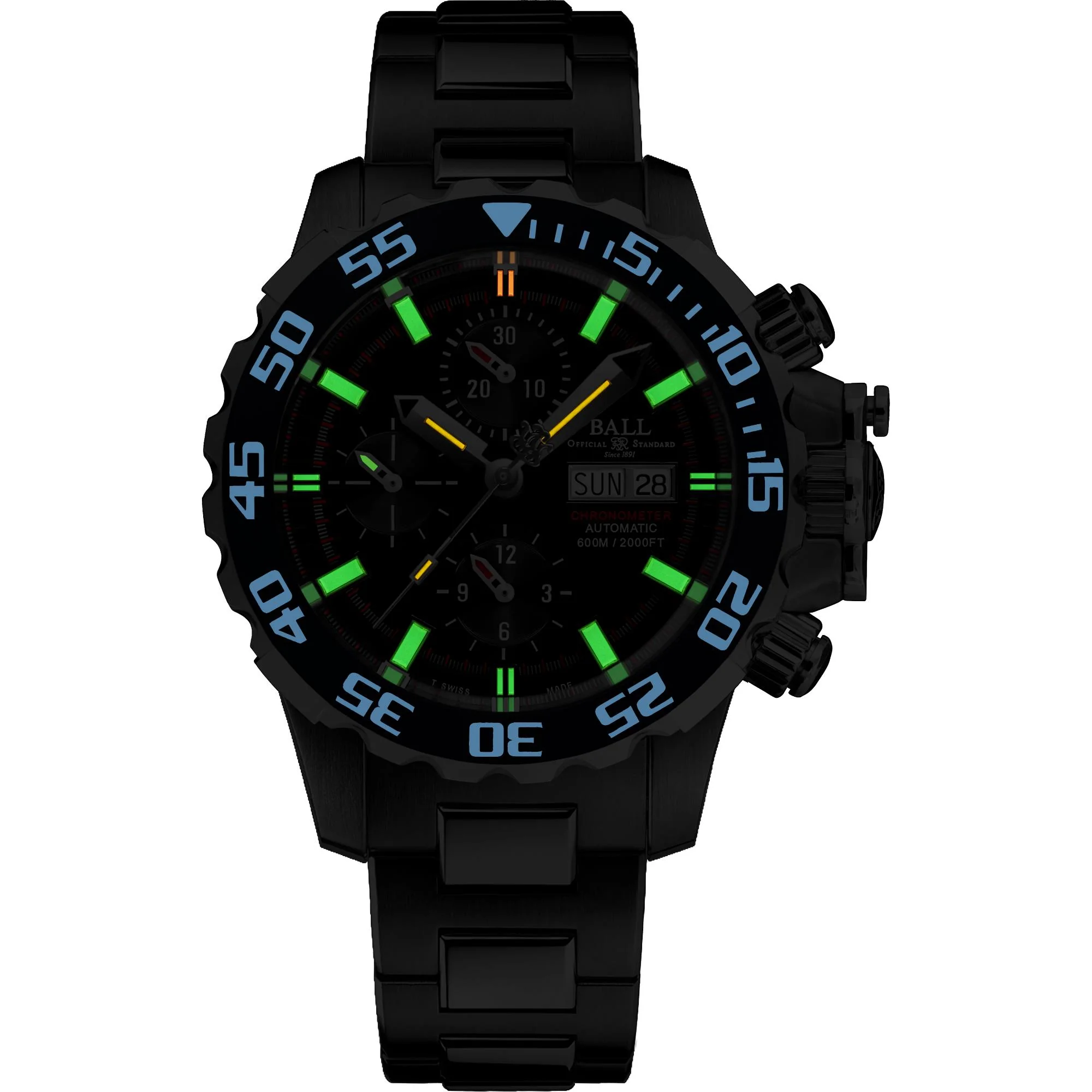 BALL Engineer Hydrocarbon Nedu Black Dial Men’s Watch DC3226A-S4C-BK - Image 2