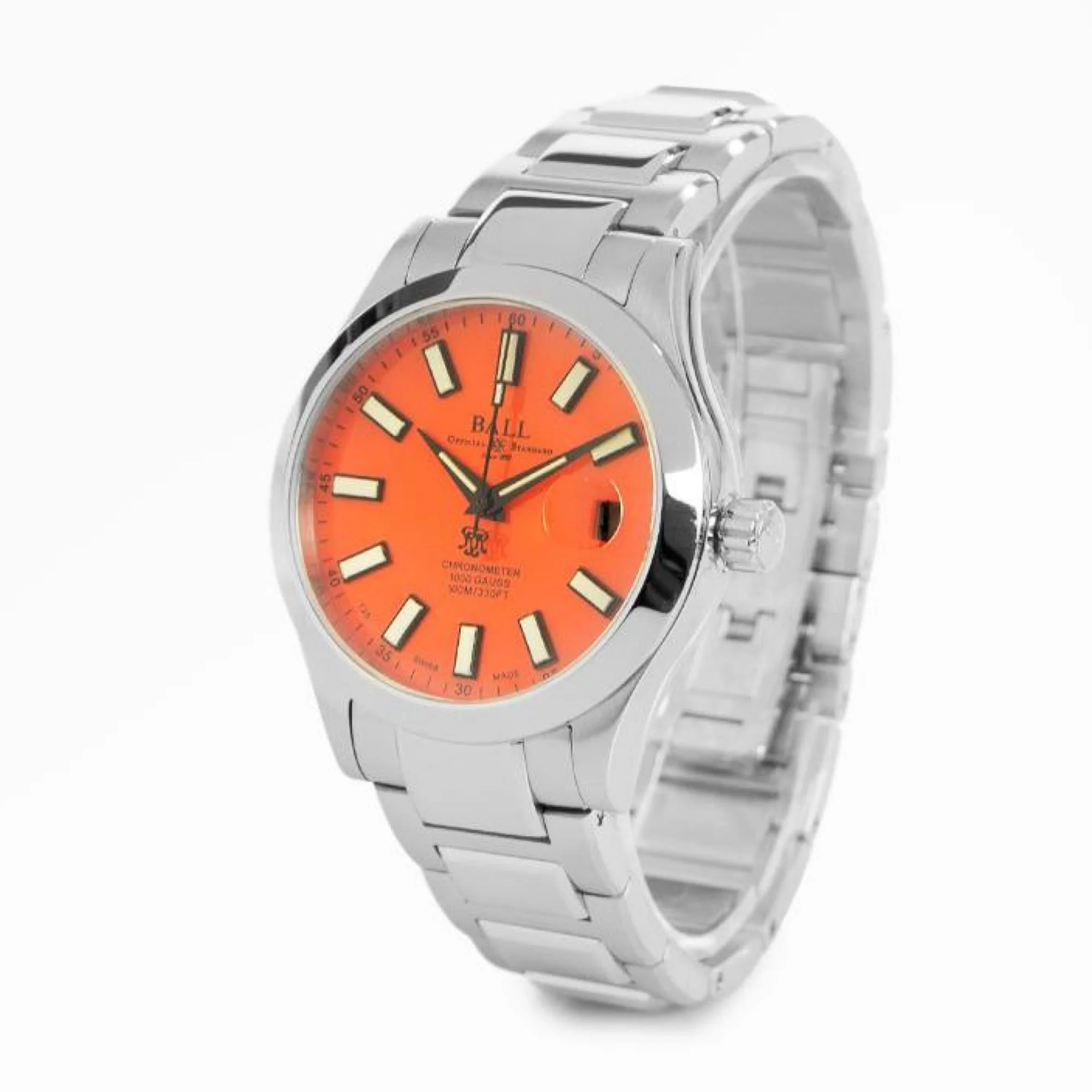 Ball Engineer III Marvelight Chronometer Automatic Orange Dial Stainless Steel Bracelet Men’s Watch NM9026C-S39CJ-OR - Image 9