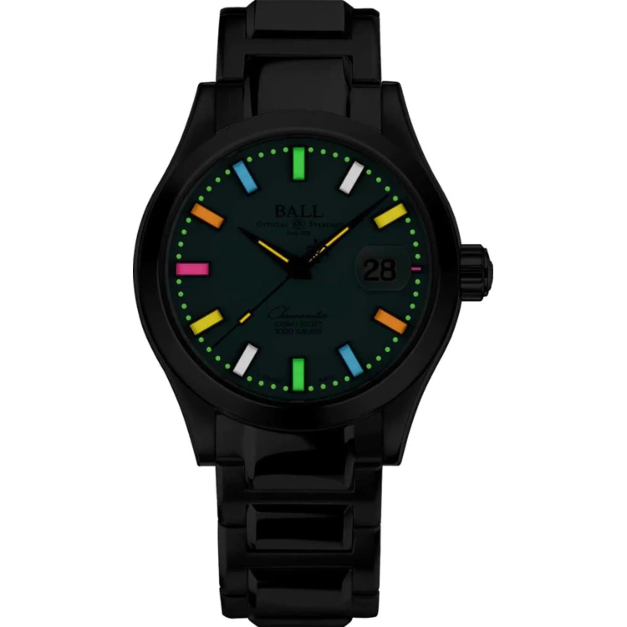 BALL Engineer III Marvelight Chronometer Turquoise Dial Stainles Steel Strap Men's Watch NM9026c-S44C-TQR - Image 6