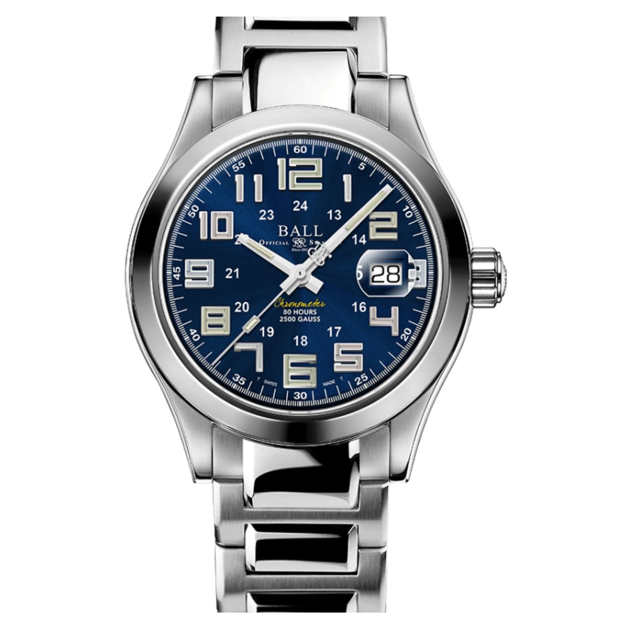 Ball Engineer M Pioneer Automatic Blue Dial Stainless Steel Bracelet Mens Watch NM9032C-S2C-BE2 - Image 4