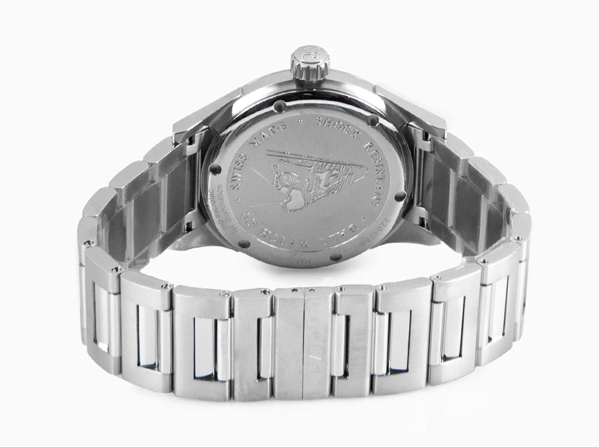 Ball Fireman NightBreaker Automatic Blue Dial Stainless Steel Bracelet Men's Watch NM2098C-S13-BE - Image 4