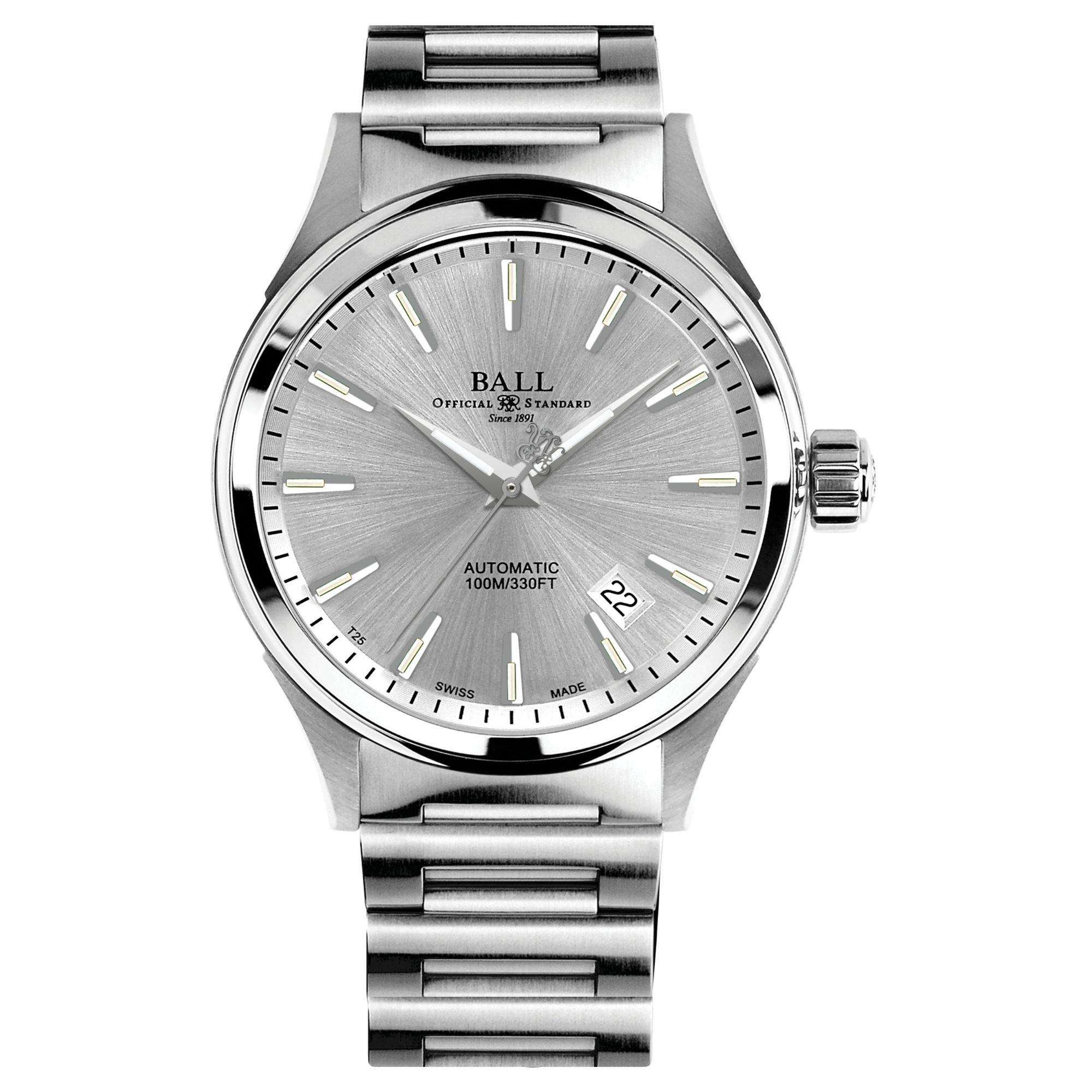 Ball Fireman NightBreaker Automatic Silver Dial Stainless Steel Bracelet Men's Watch NM2098C-S3J-SL - Image 4