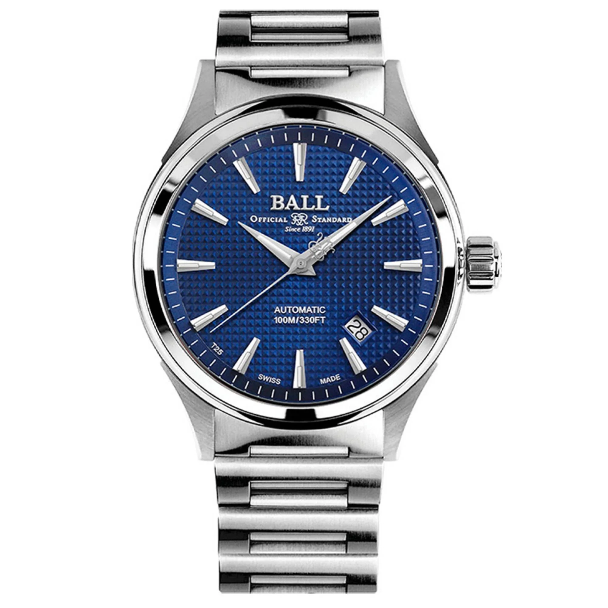 BALL Fireman Victory Automatic Black Dial Silver Stainless Steel Bracelet Men's Watch NM2098C-S5J-BE - Image 5
