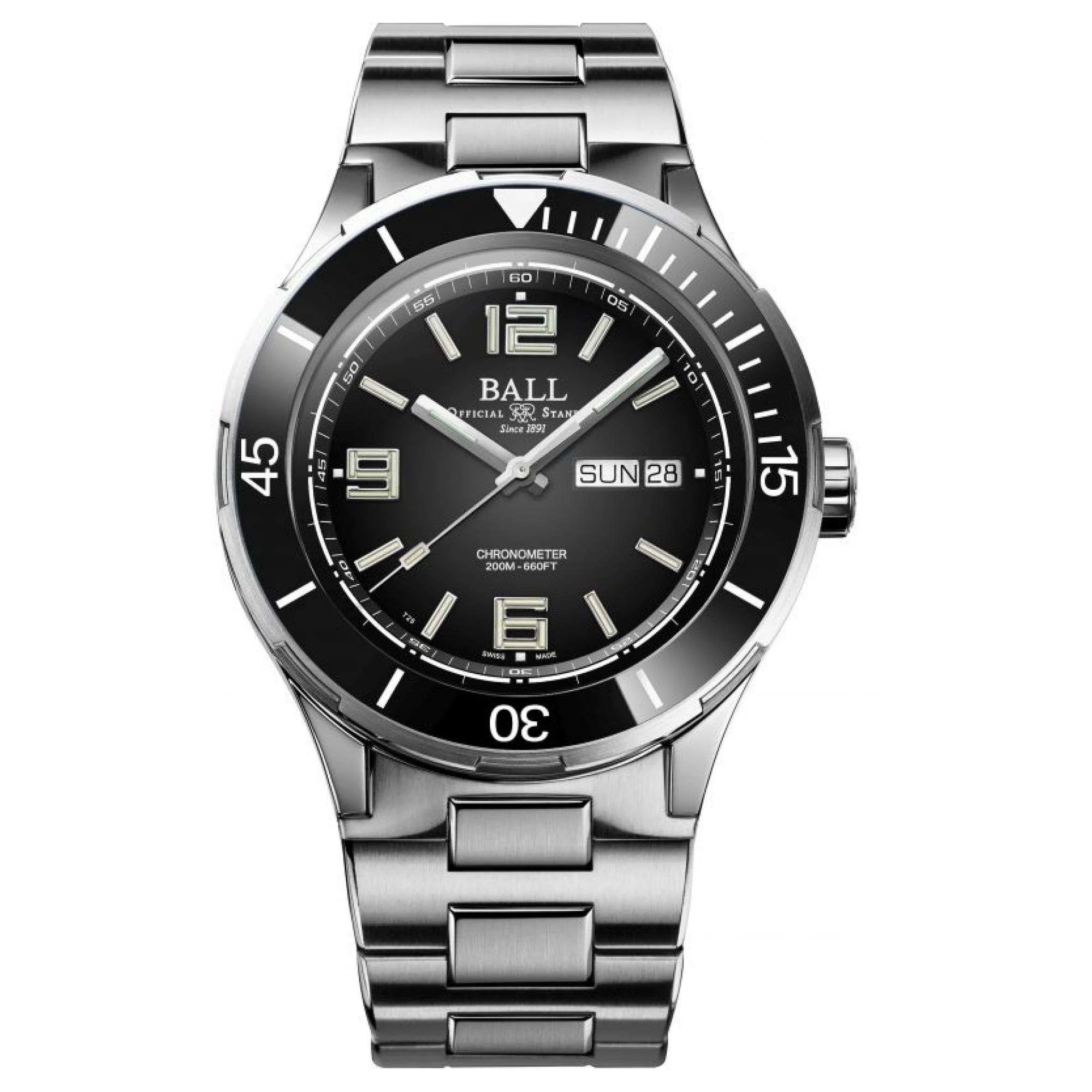 BALL Roadmaster Archangel 40mm Black Dial Automatic Mens Watch DM3030B-S12CJ-BK - Image 5