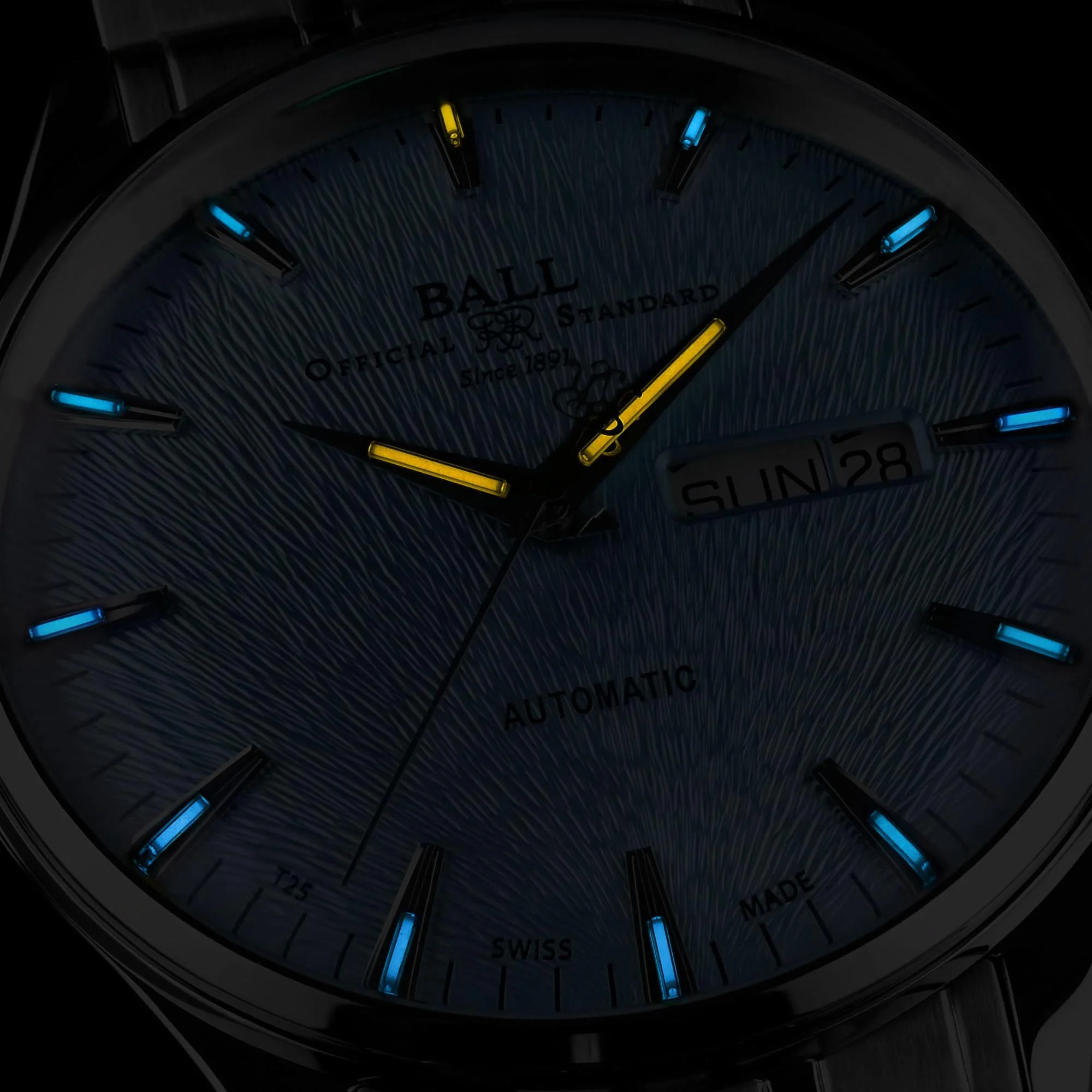Ball Trainmaster Eternity Automatic Ice Blue Dial Stainless Steel Bracelet Men's Watch NM2080D-S2J-IBE - Image 11