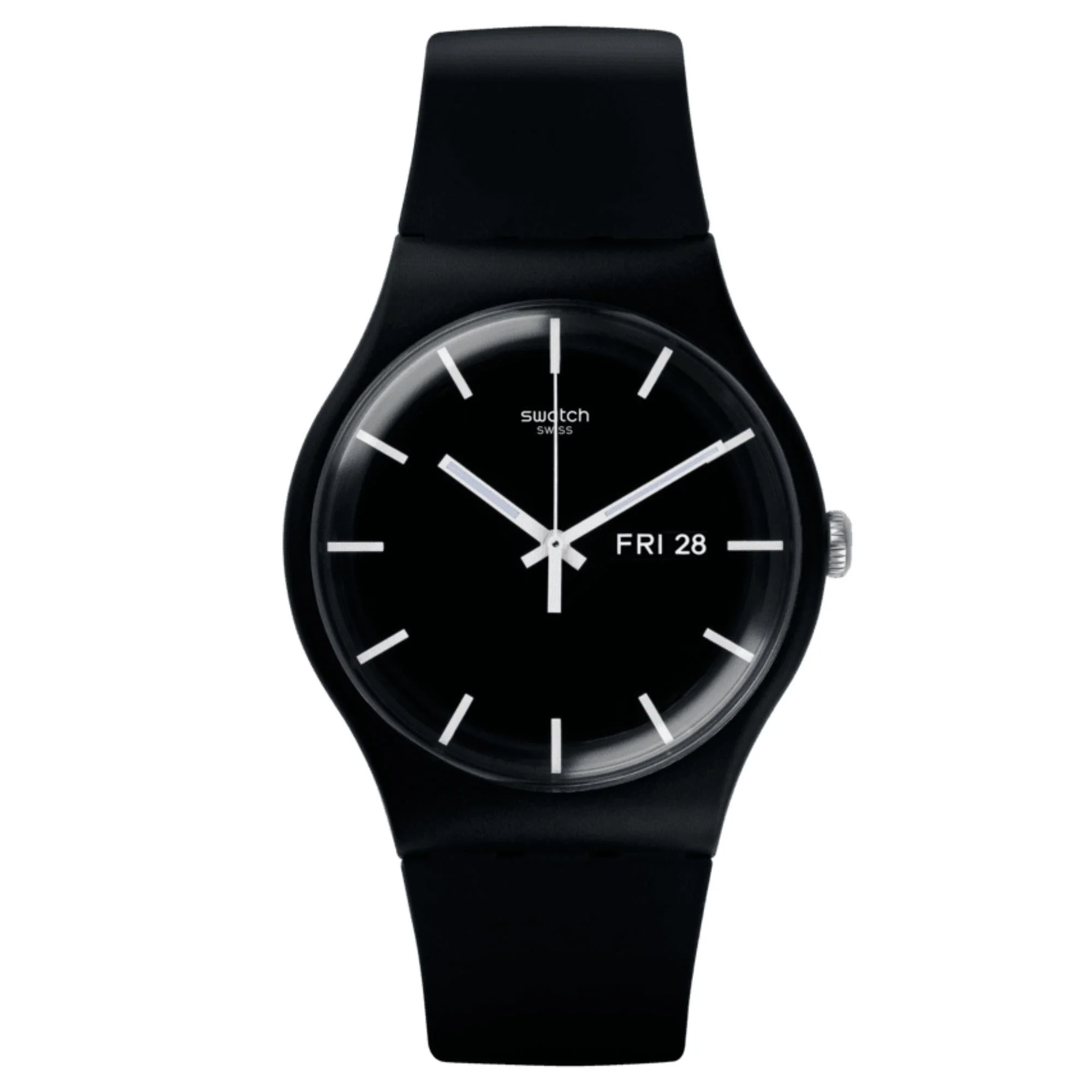 Swatch Mono Black Again Black Dial Unisex Watch SO29B704 - Image 2