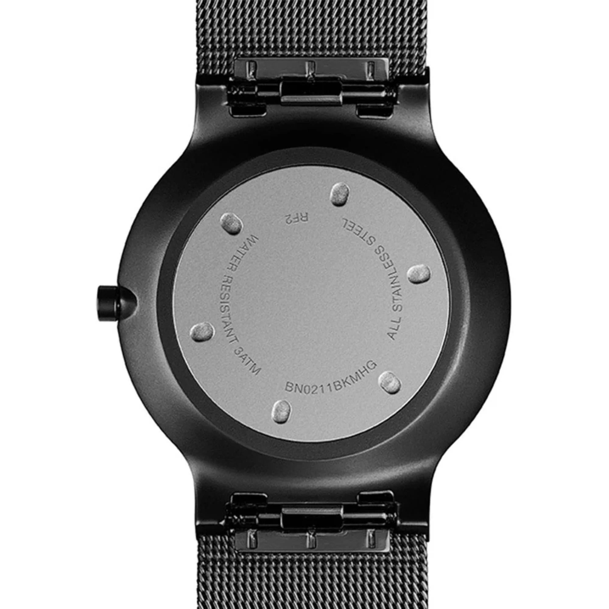 Braun Classic Black Dial Steel Mesh Strap Men's Watch BN0211BKMHG - Image 15