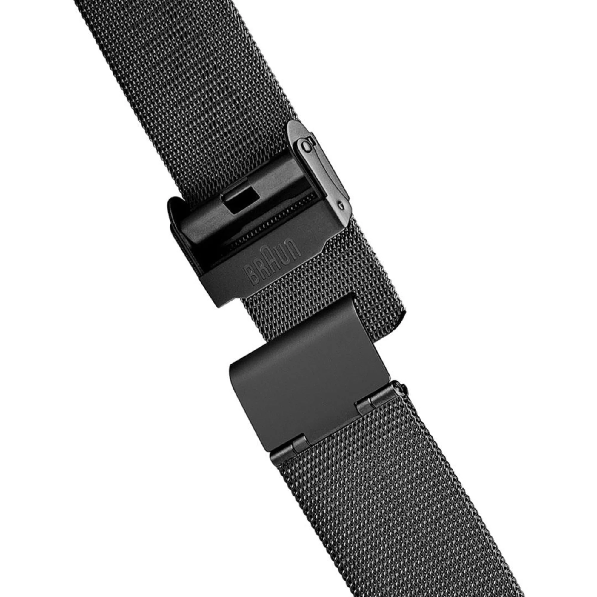 Braun Classic Black Dial Steel Mesh Strap Men's Watch BN0211BKMHG - Image 7