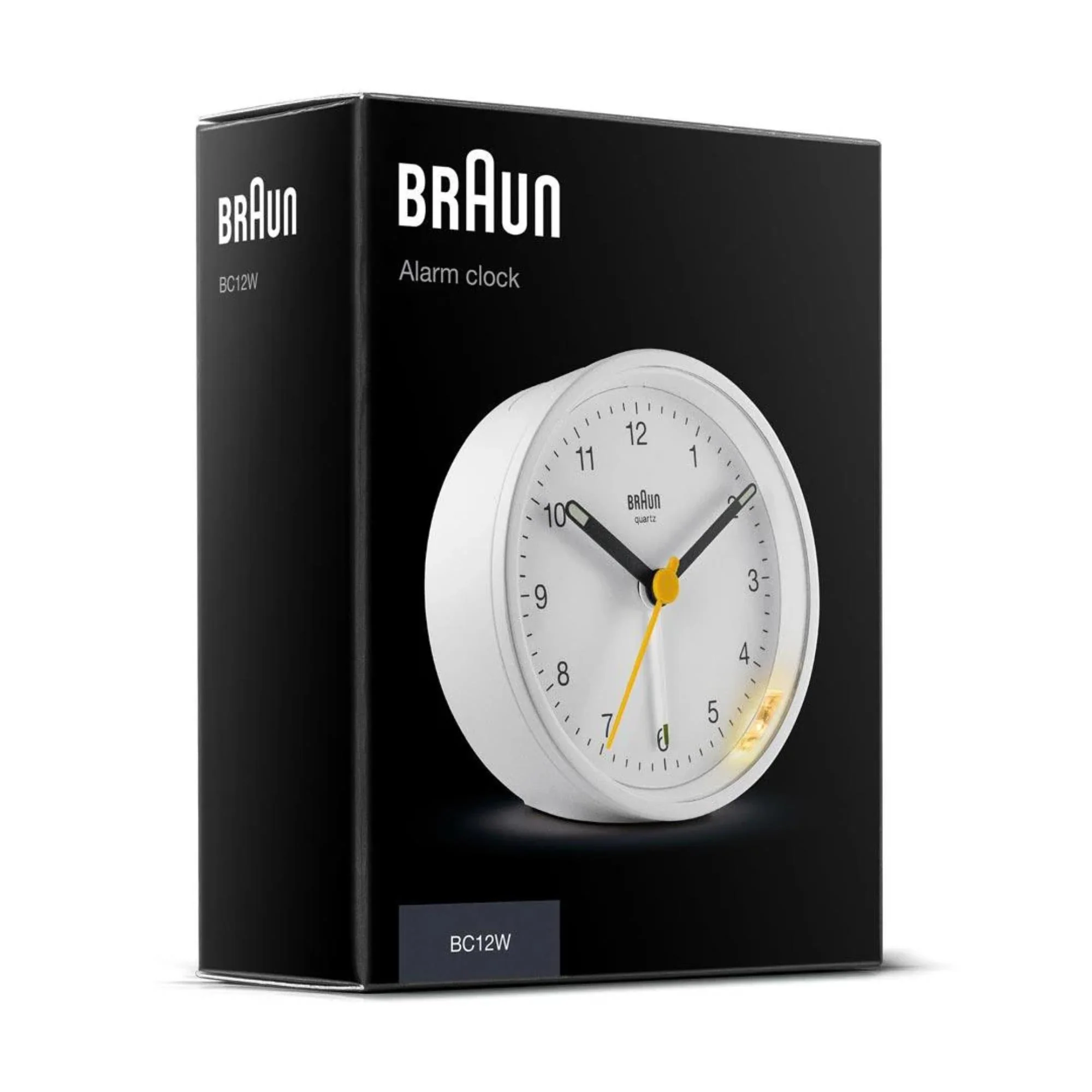 Braun Classic Quarts White Dial Alarm Clock BC12W - Image 7