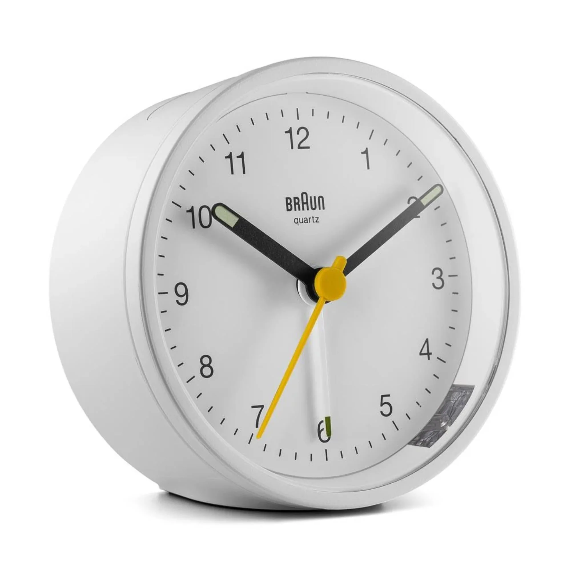 Braun Classic Quarts White Dial Alarm Clock BC12W - Image 8