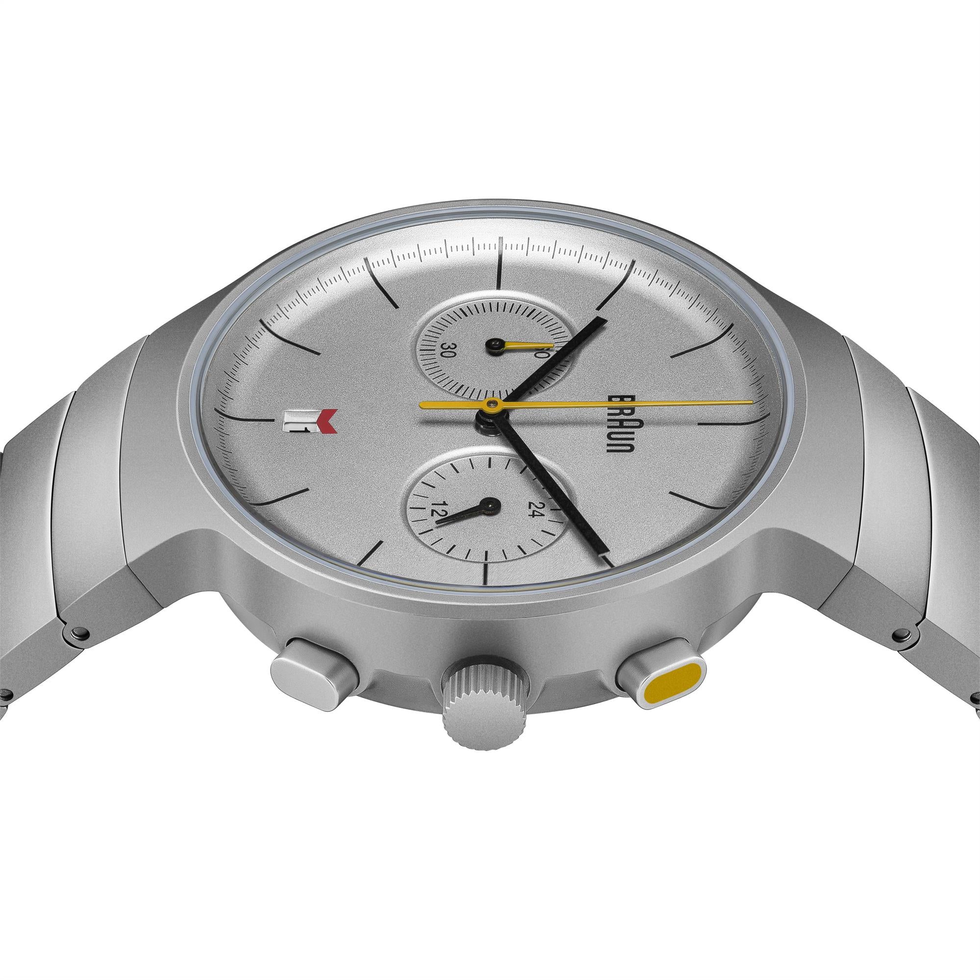 Braun Classic Quartz Silver Dial Steel Strap Men’s Watch BN0265SLBTG - Image 9