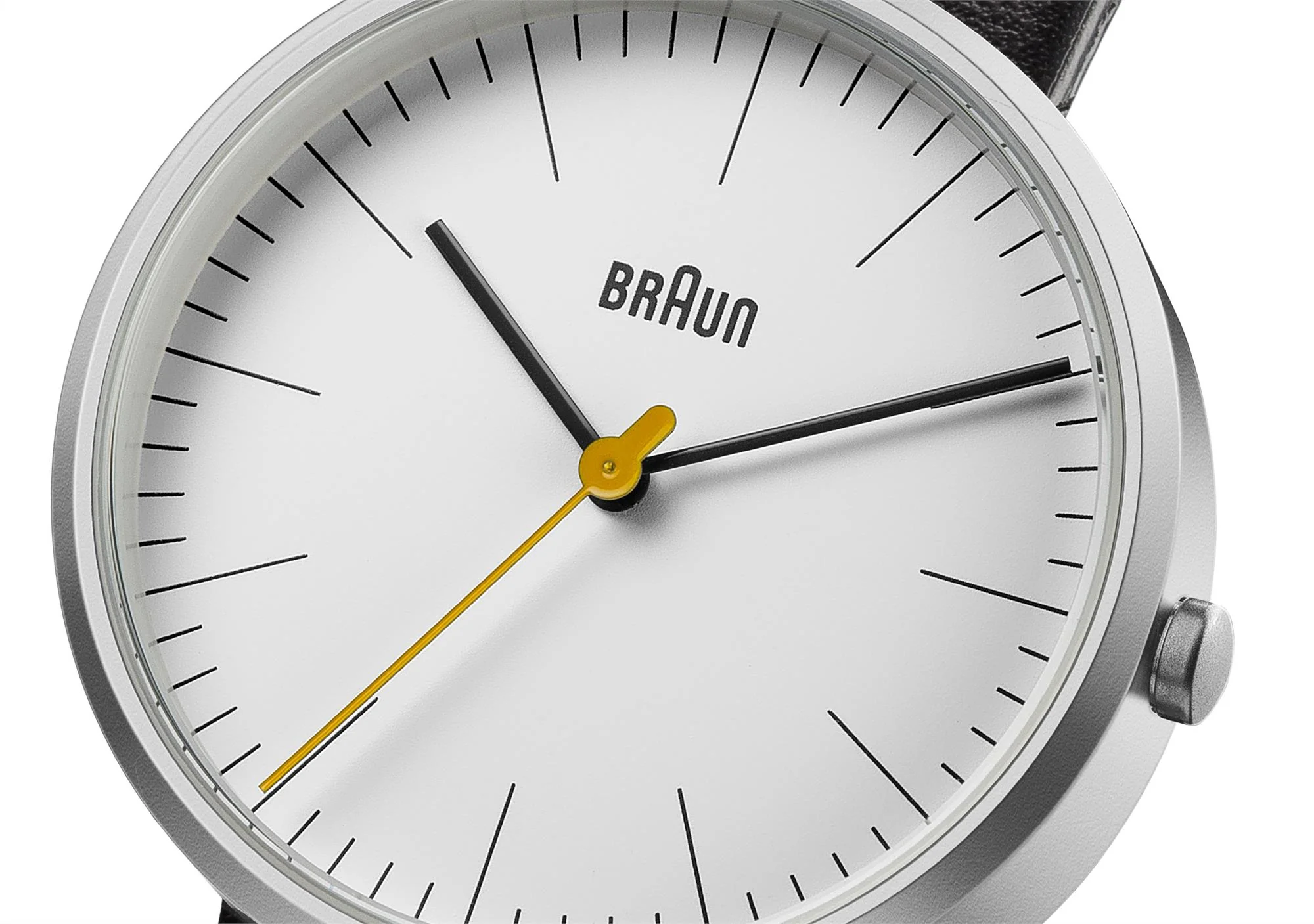 Braun Classic Quartz White Dial Black Leather Strap Ladies Watch BN0173WHBKL - Image 8