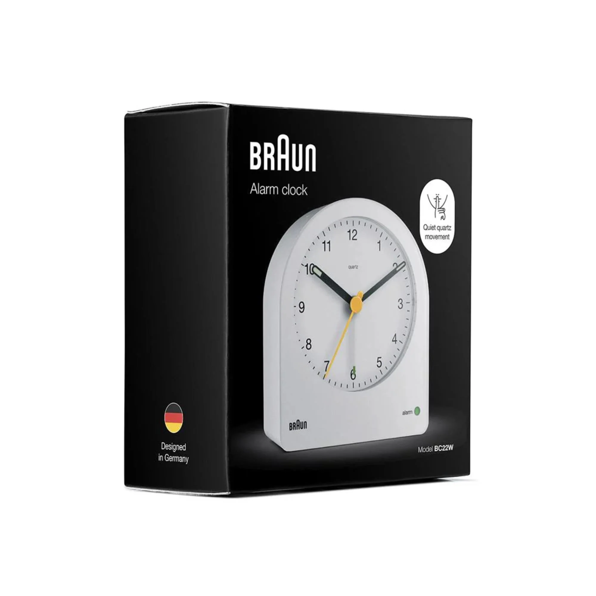 Braun Classic White Dial Alarm Clock BC22W - Image 7
