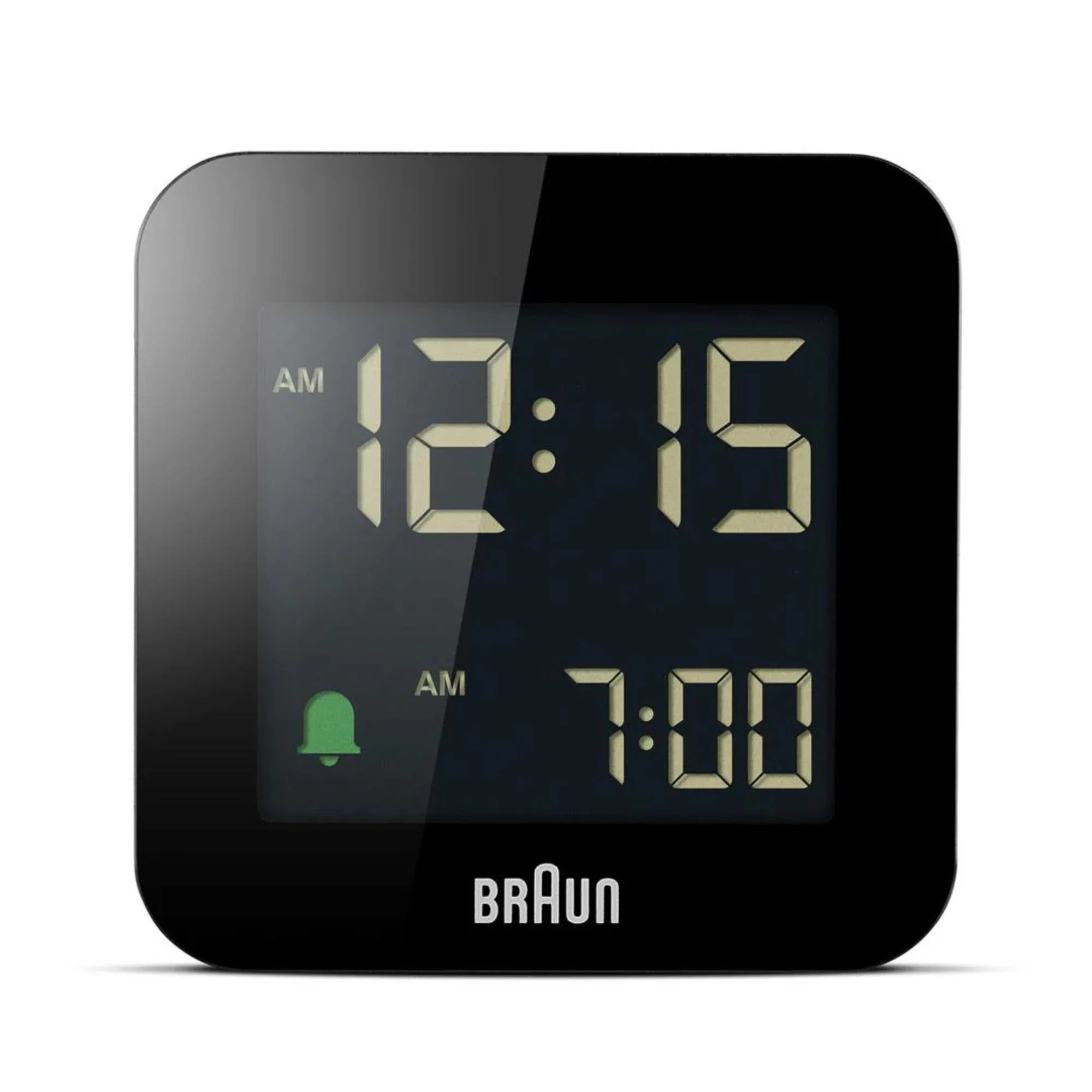 Braun Quartz Black Digital Travel Alarm Clock BC08B - Image 4