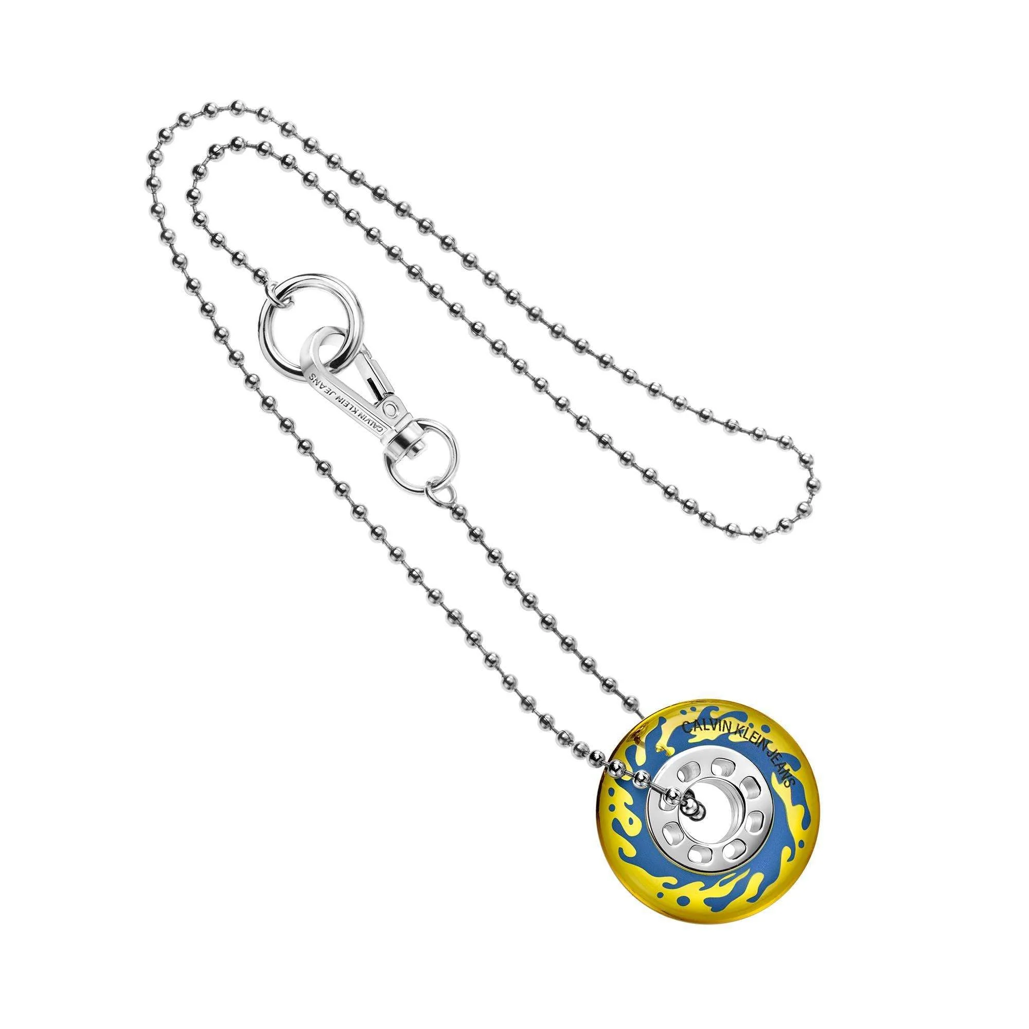 Calvin Klein Kija Spin Yellow Wheel Necklace KJJAJN090100 - Image 3