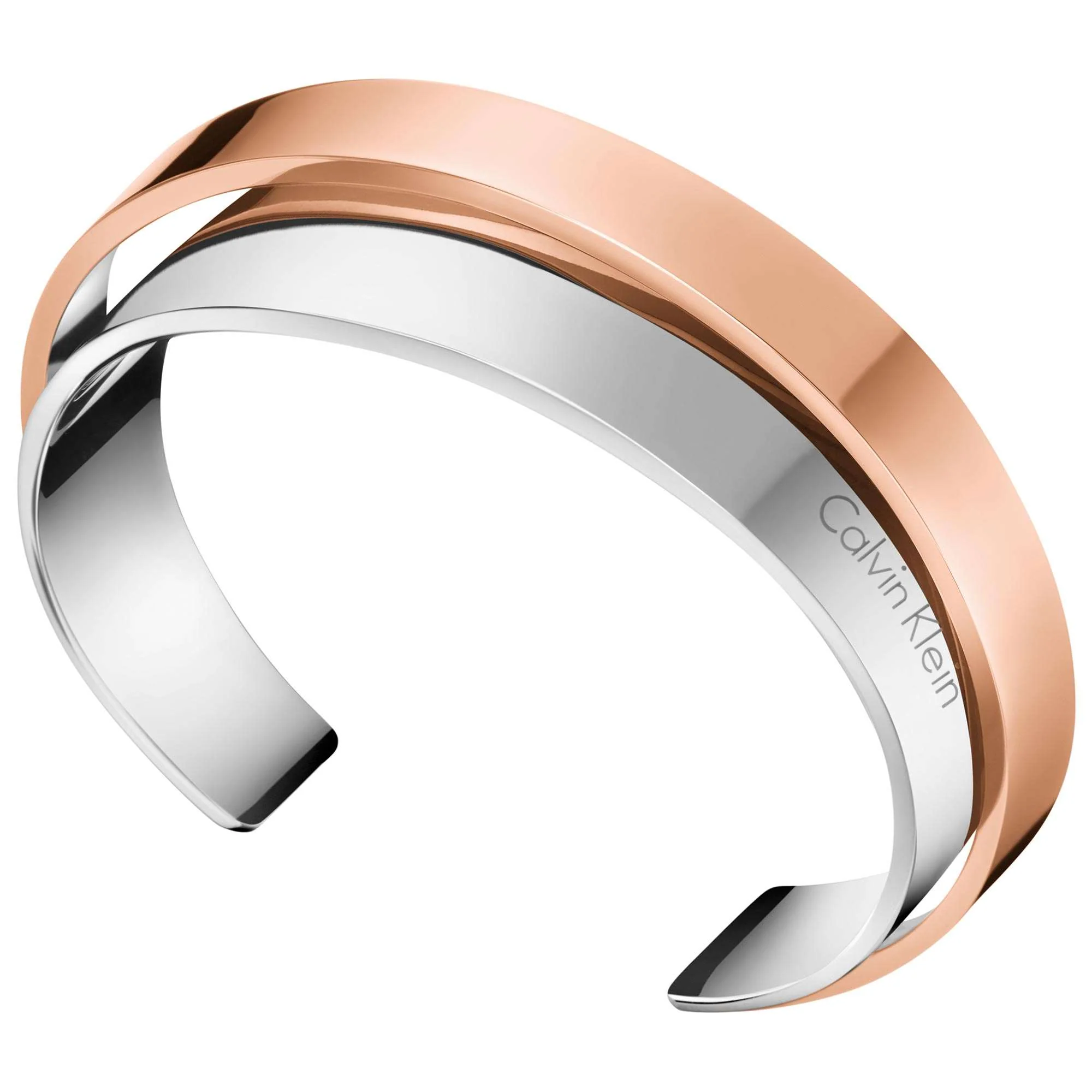 Calvin Klein Stainless Steel Two-Tone Bangle KJ5ZPF20010S - Image 3