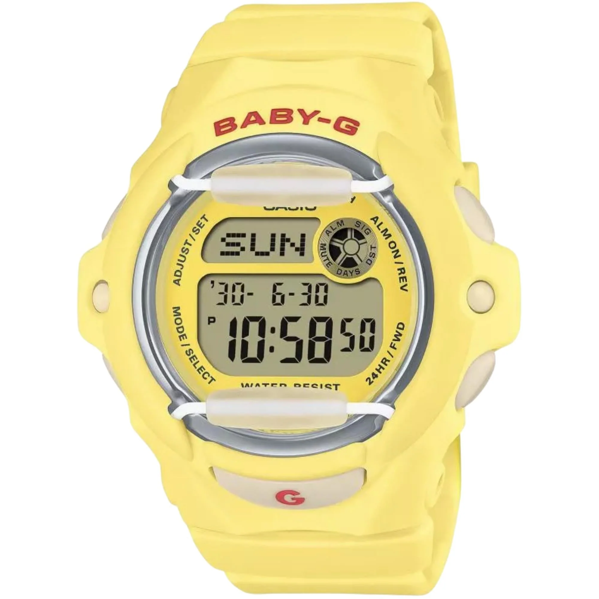 Casio BABY-G Series Digital Yellow Resin Strap Women's Watch BG-169CH-9ER - Image 13