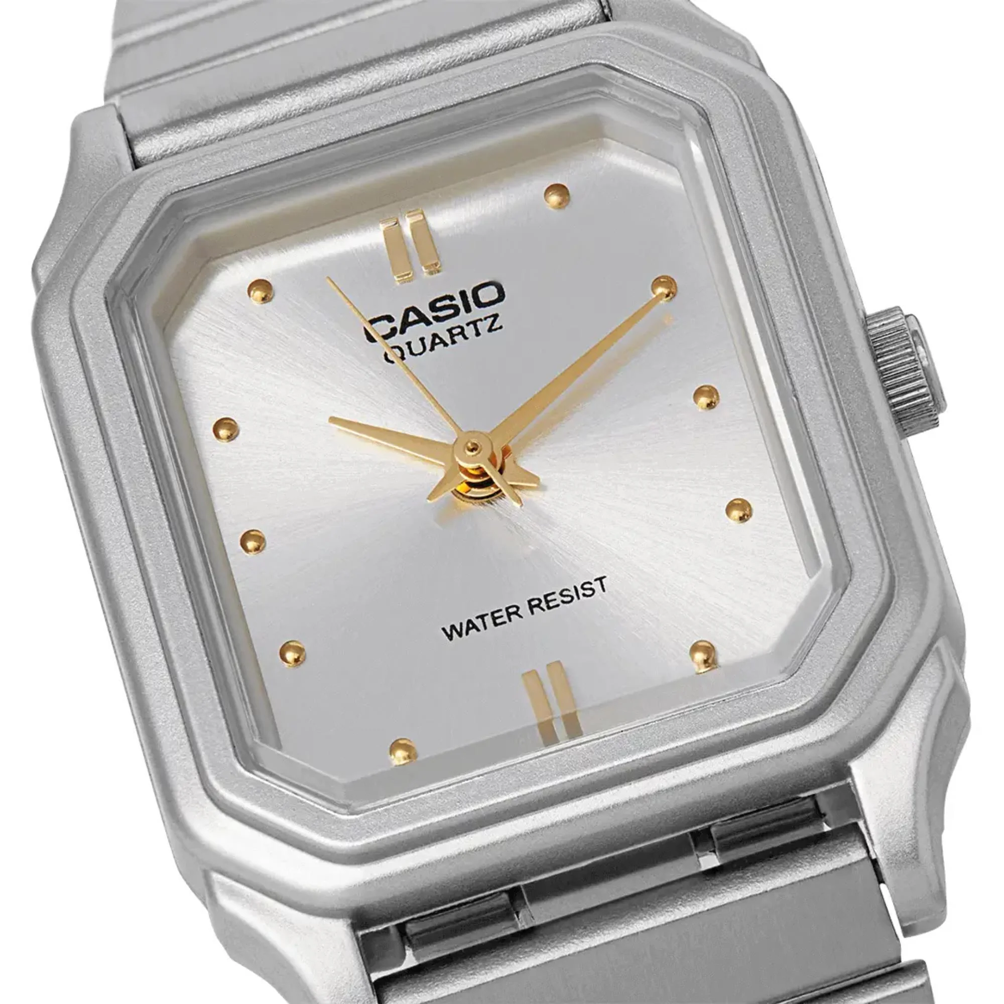 Casio Collection Classic Quartz Silver Dial Stainless Steel Strap Women's Watch LQ-400D-7AEF - Image 2
