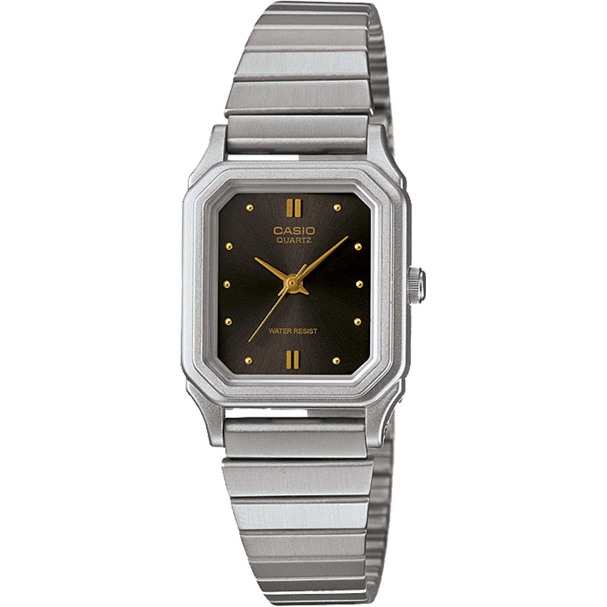 Casio Collection Classic Quartz Brown Dial Silver Stainless Steel Bracelet Ladies' Watch LQ-400D-1AEF - Image 5