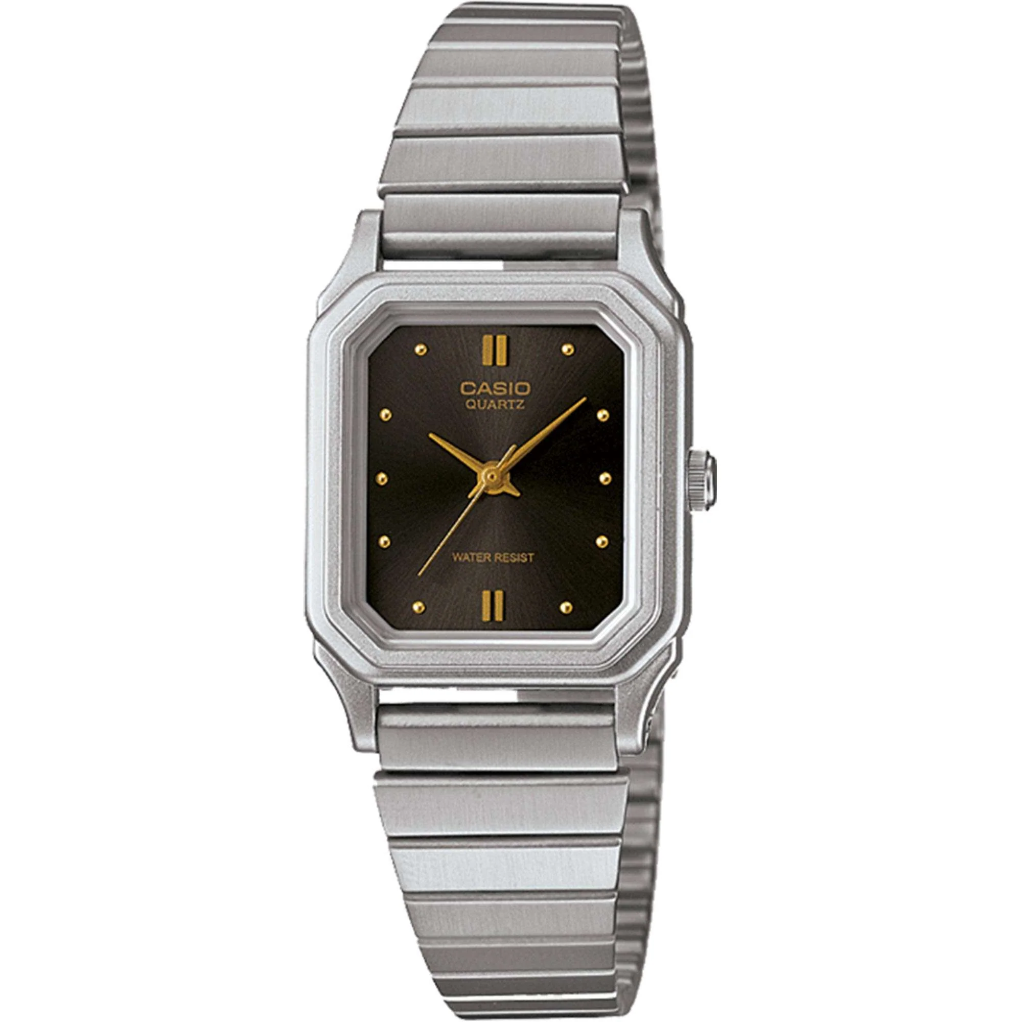 Casio Collection Classic Quartz Brown Dial Silver Stainless Steel Bracelet Ladies' Watch LQ-400D-1AEF - Image 9
