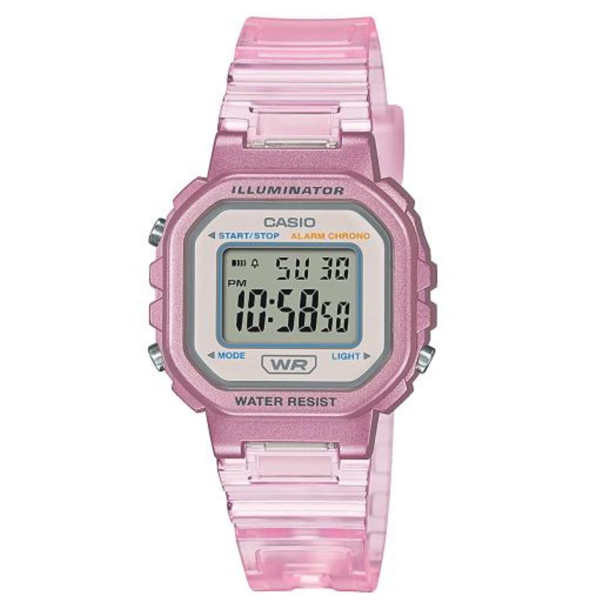 Casio Collection Pink Skeleton Series Unisex Watch LA-20WHS-4AEF - Image 3