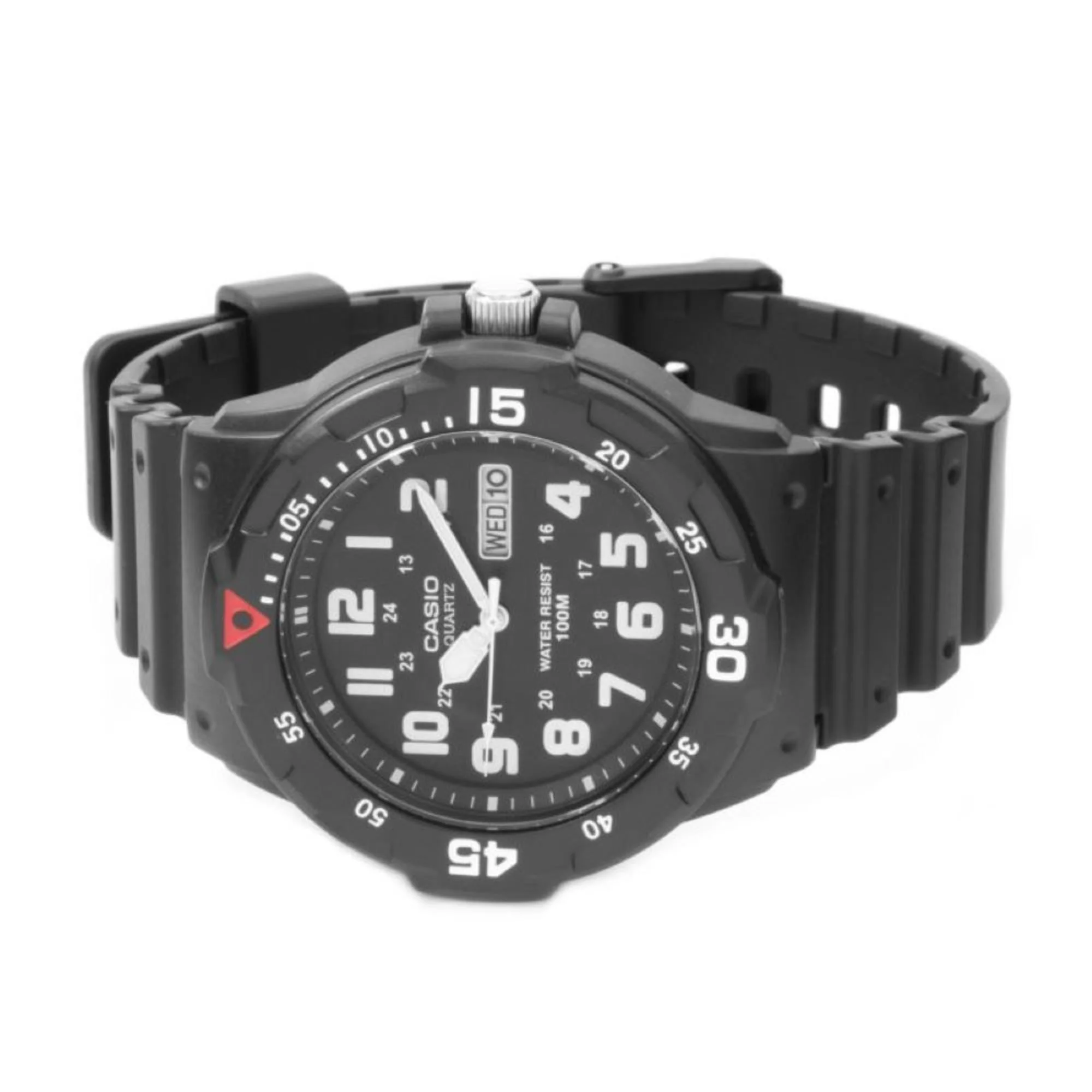 Casio Collection Sports Black Dial Resin Strap Men's Watch MRW-200H-1BVES - Image 3