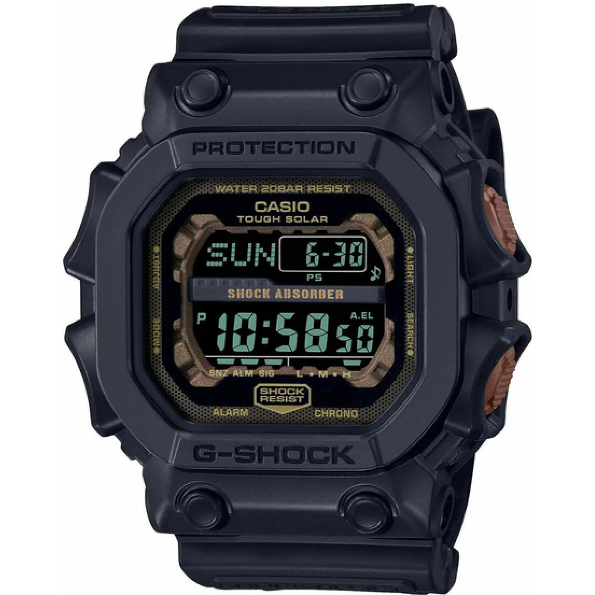 Casio Digital Quartz Men’s Watch with Durable Plastic Strap GX-56RC-1ER - Image 5