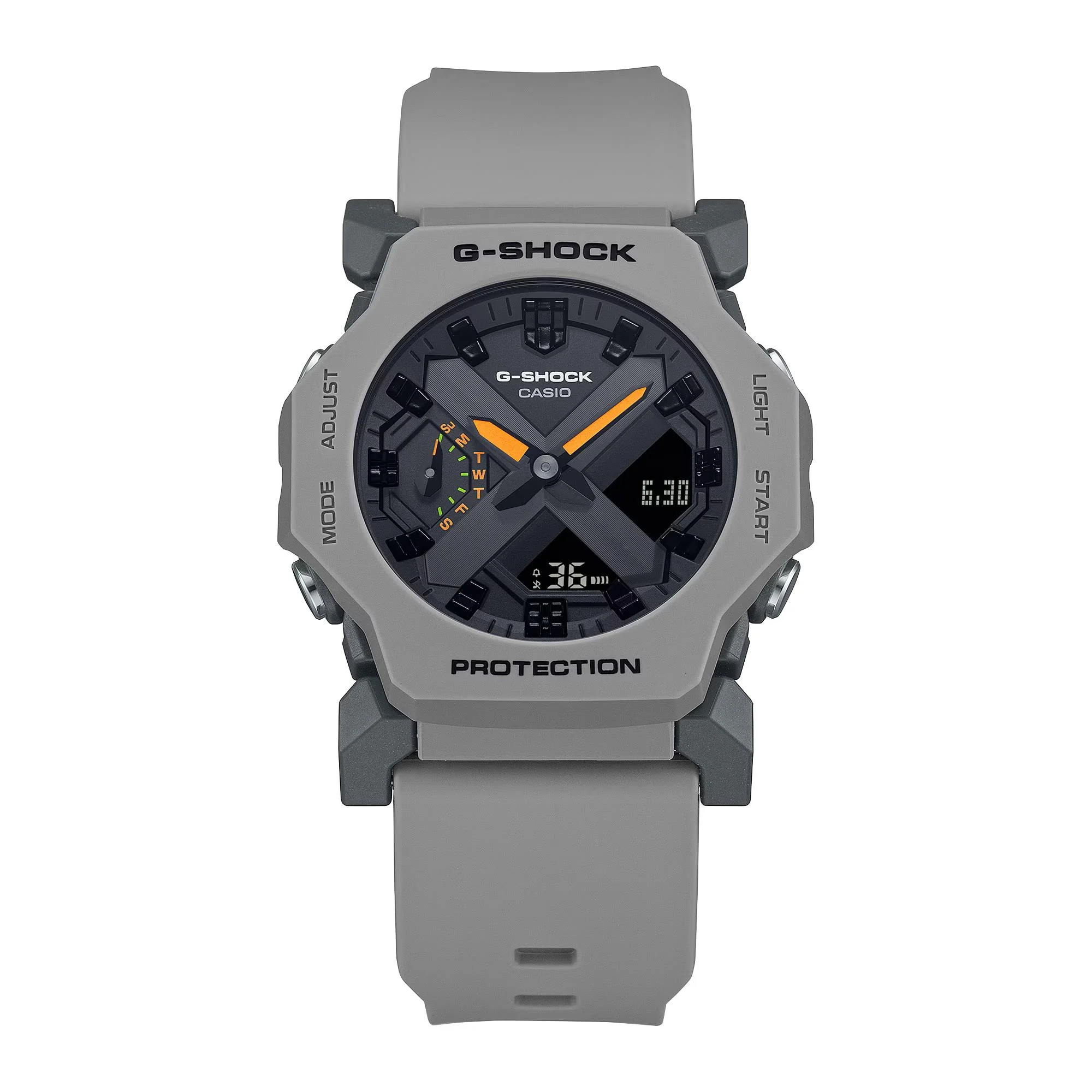 Casio G-Shock 2300 Series Digi-Analogue Resin Strap Men's Watch GA-2300-8AER - Image 3