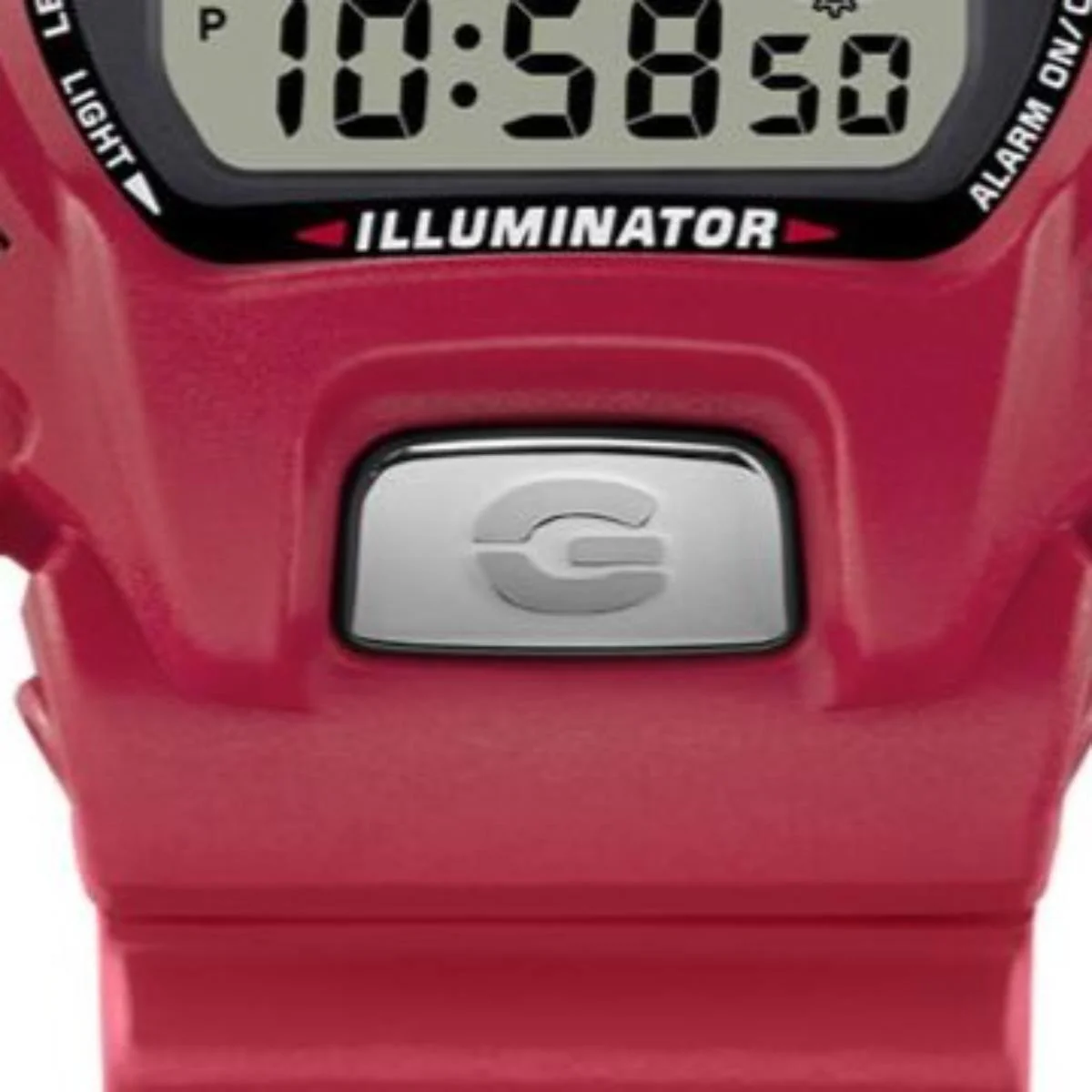 Casio G-Shock 30th Anniversary Red Digital Resin Strap Men's Watch DW-6900TR-4ER - Image 2