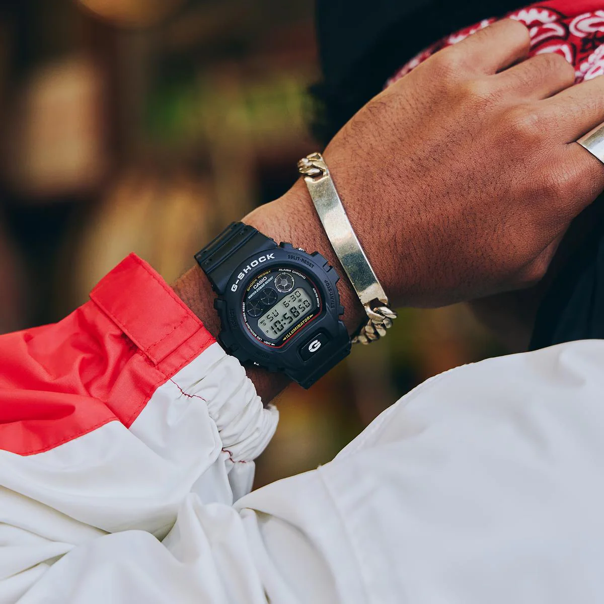 Casio G-Shock 6900 SERIES Black Digital Resin Strap Men's Watch DW-6900RL-1ER - Image 2