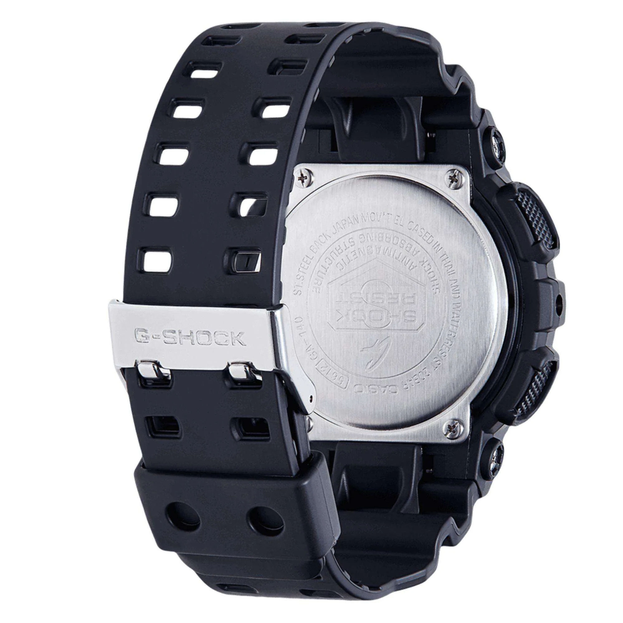 Casio G-Shock Analogue-Digital Black Dial Black Resin Strap Men's Watch GA-140-1A1ER - Image 5