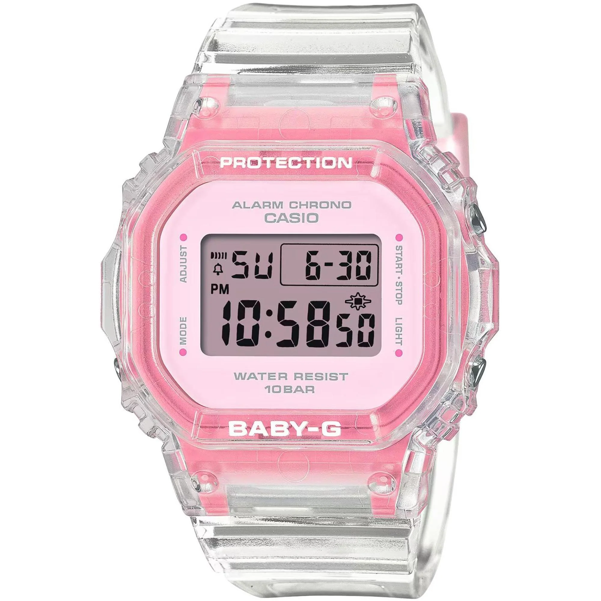 Casio G-Shock Baby-G Summer Jelly Digital Resin Strap Unisex Watch BGD-565SJ-7ER - Image 3