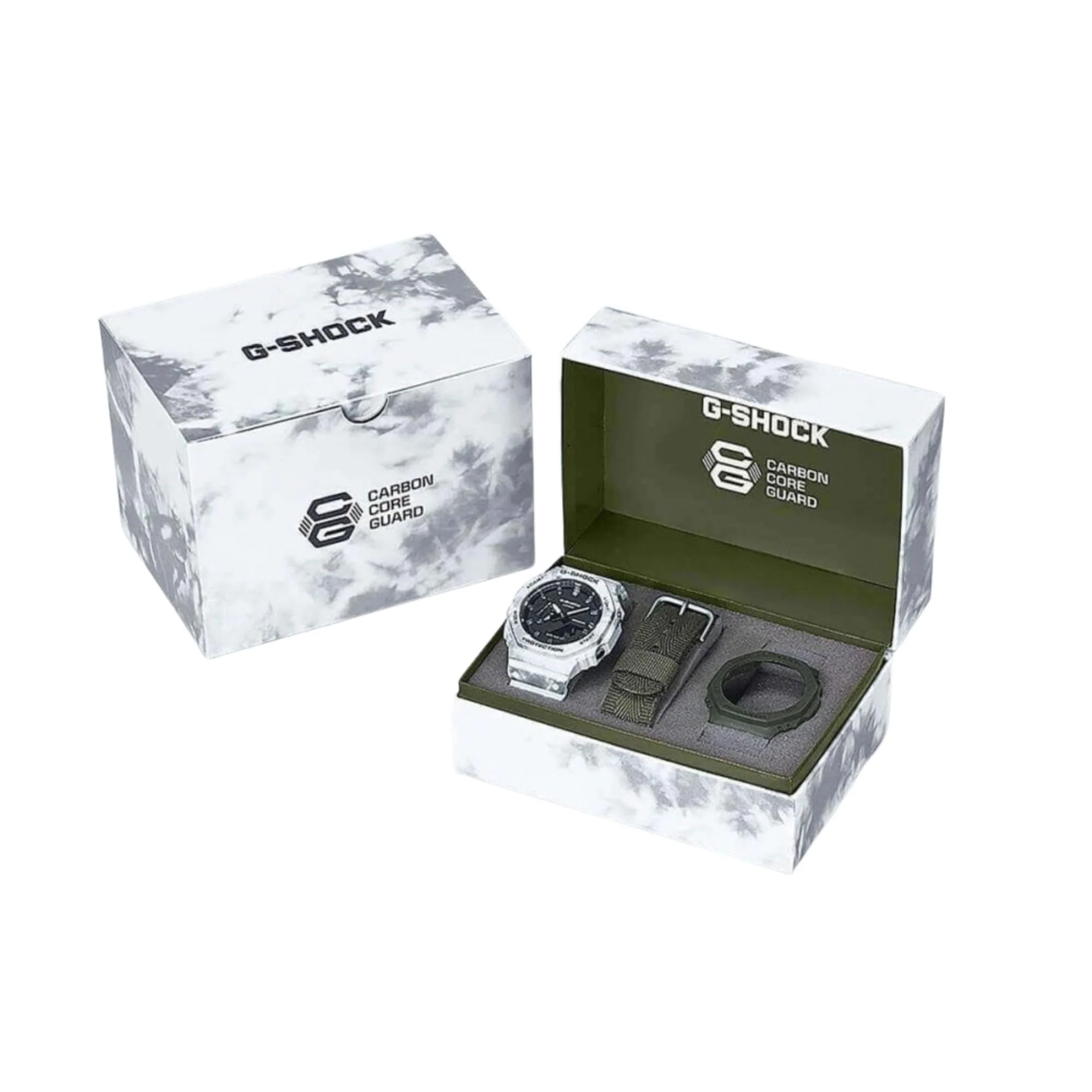 Casio G-Shock Frozen Forest Snow Camo Series Mens Watch GAE-2100GC-7AER - Image 8