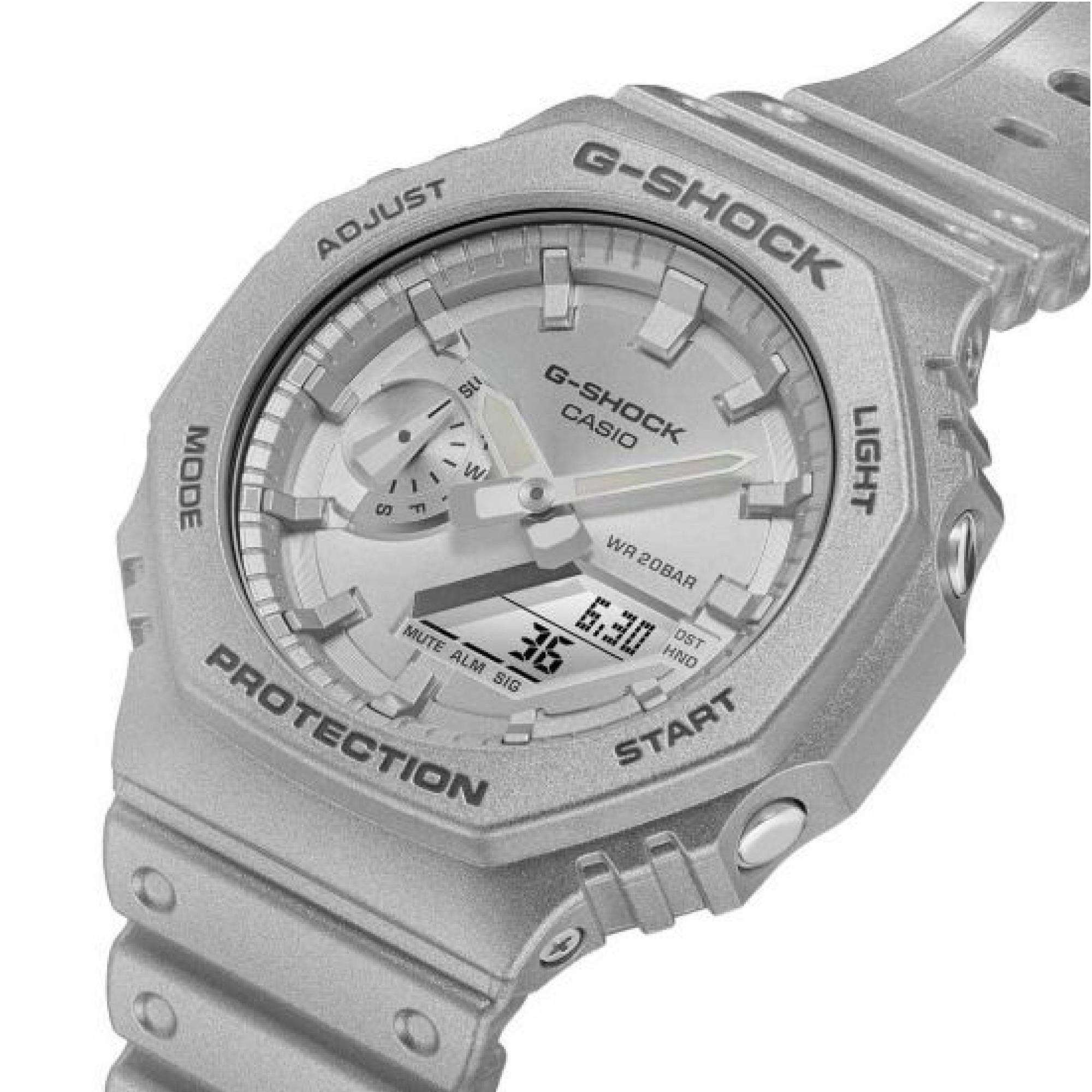 Casio G-Shock Classic Forgotten Future Silver Mens Watch GA-2100FF-8AER - Image 2