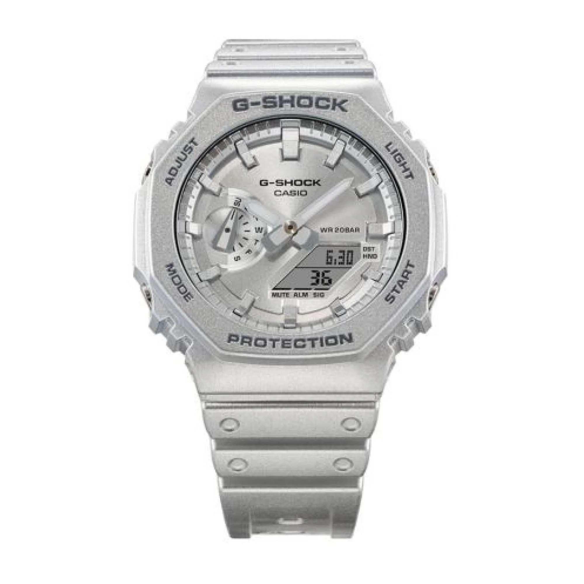 Casio G-Shock Classic Forgotten Future Silver Mens Watch GA-2100FF-8AER - Image 6