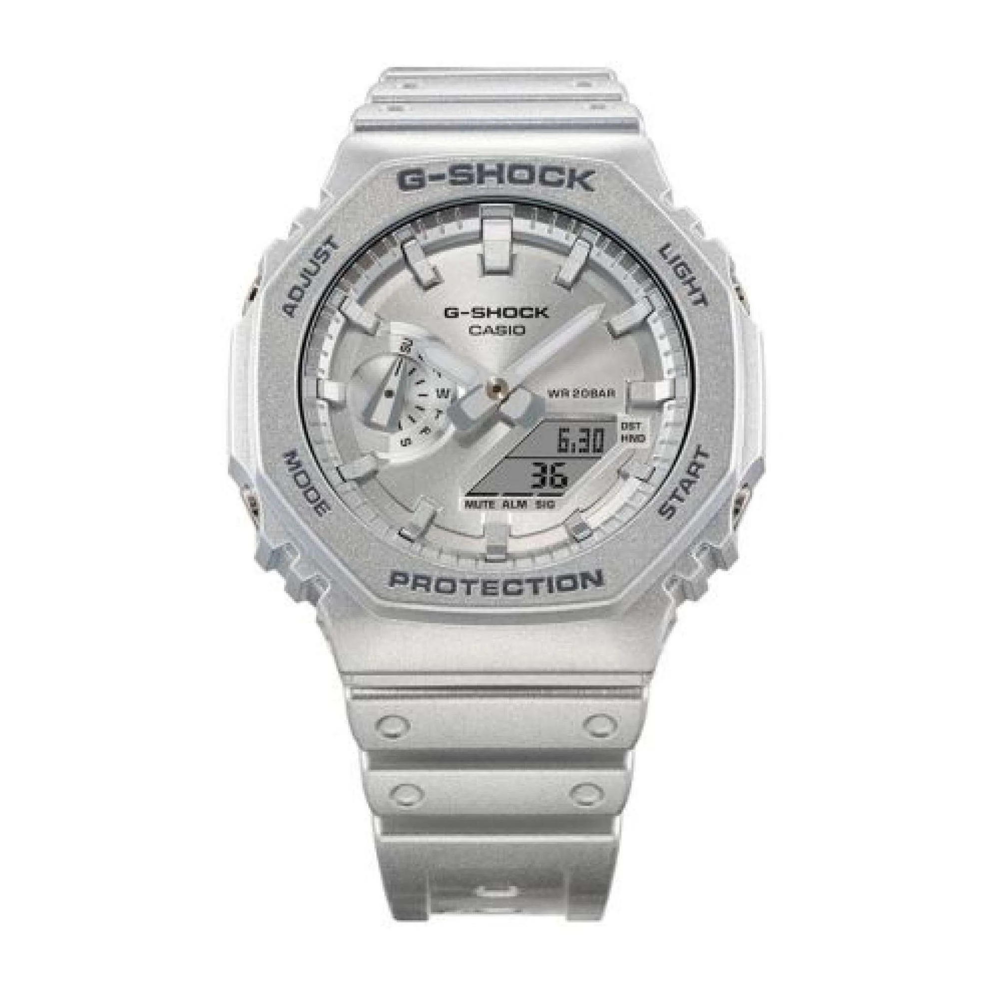 Casio G-Shock Classic Forgotten Future Silver Mens Watch GA-2100FF-8AER - Image 7
