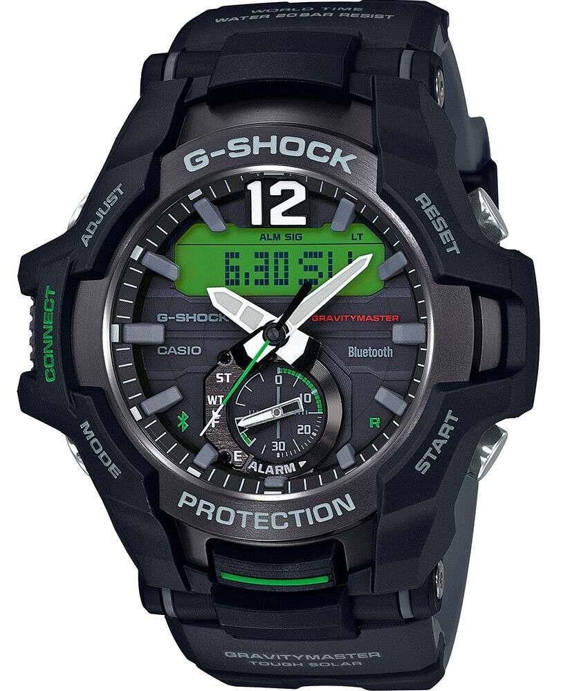 Casio G-Shock Master of G Gravitymaster Bluetooth Tough Solar Men's Watch GR-B100-1A3ER - Image 3