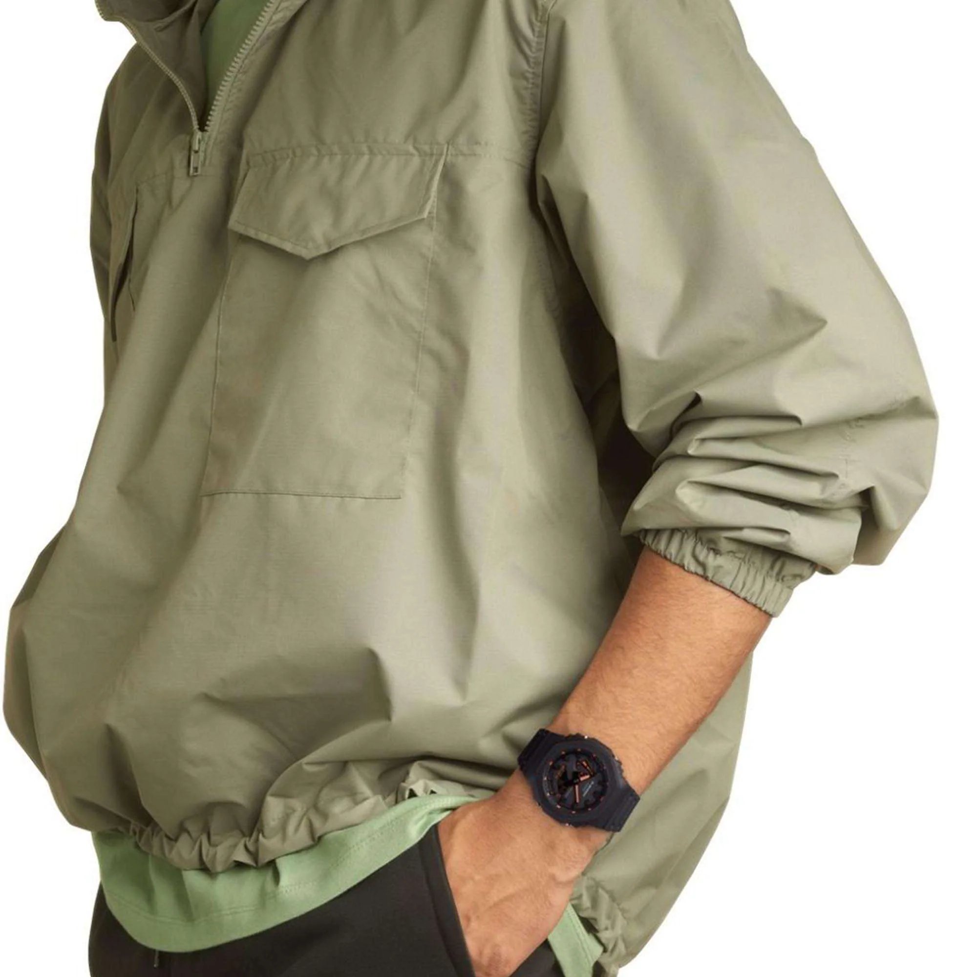 Casio G-Shock Octagon Series ‘CasiOak’ Quartz Grey Dial Grey Silicone Strap Mens Watch GA-2100-1A4ER - Image 6