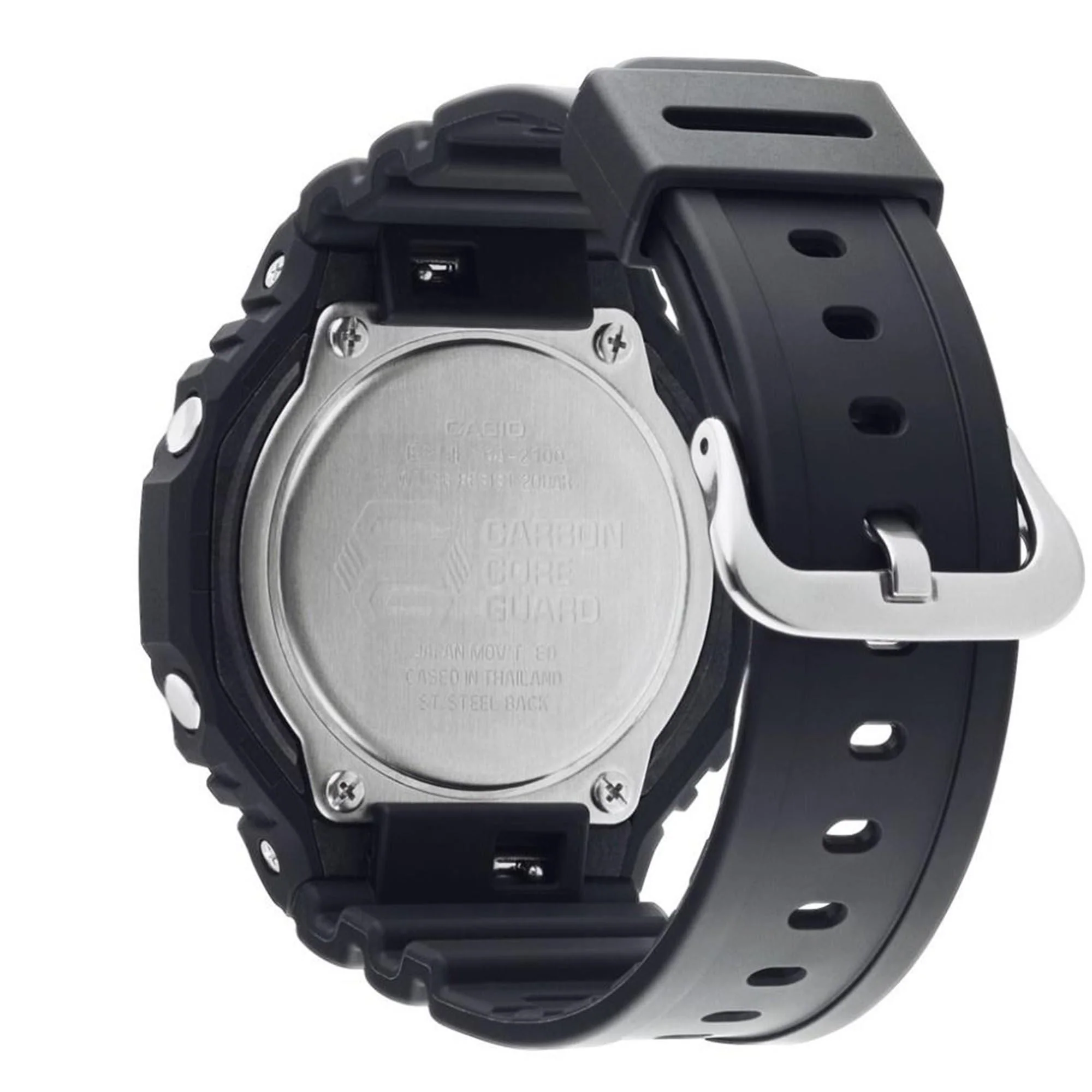 Casio G-Shock Octagon Series ‘CasiOak’ Quartz Grey Dial Grey Silicone Strap Mens Watch GA-2100-1A4ER - Image 9