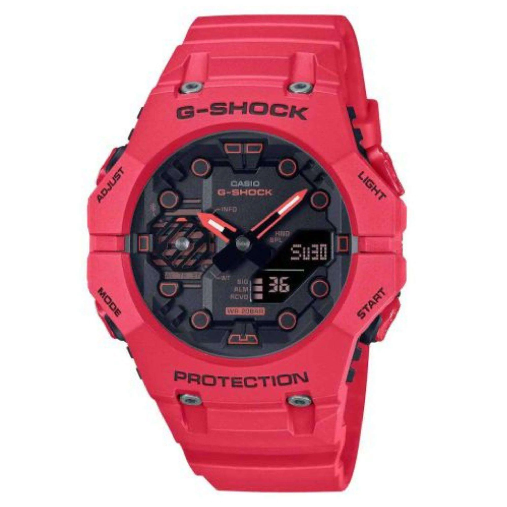 Casio G-Shock Red Integrated Bezel and Band GA-B001 Series GA-B001-4AER - Image 9