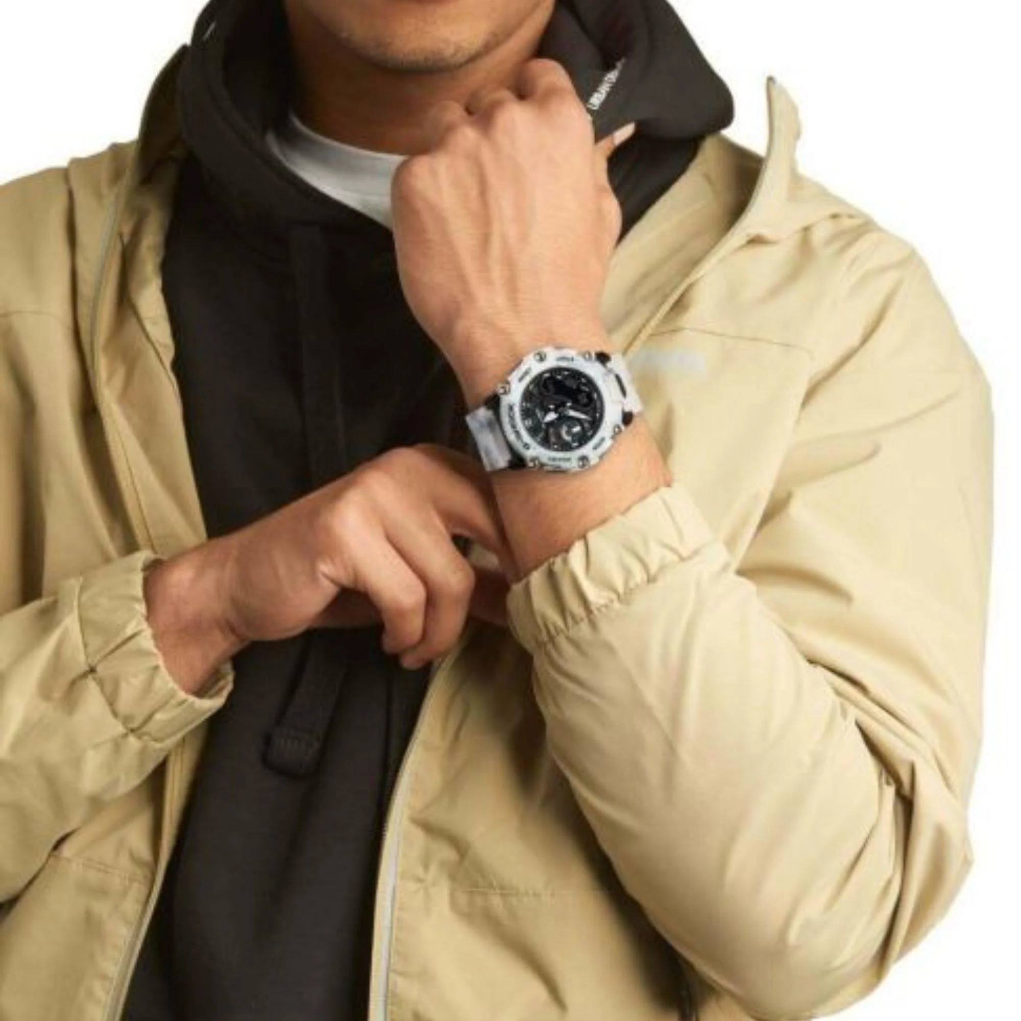 Casio G-Shock Snow Camo Series Dual Display Men's Watch GA-2200GC-7AER - Image 10